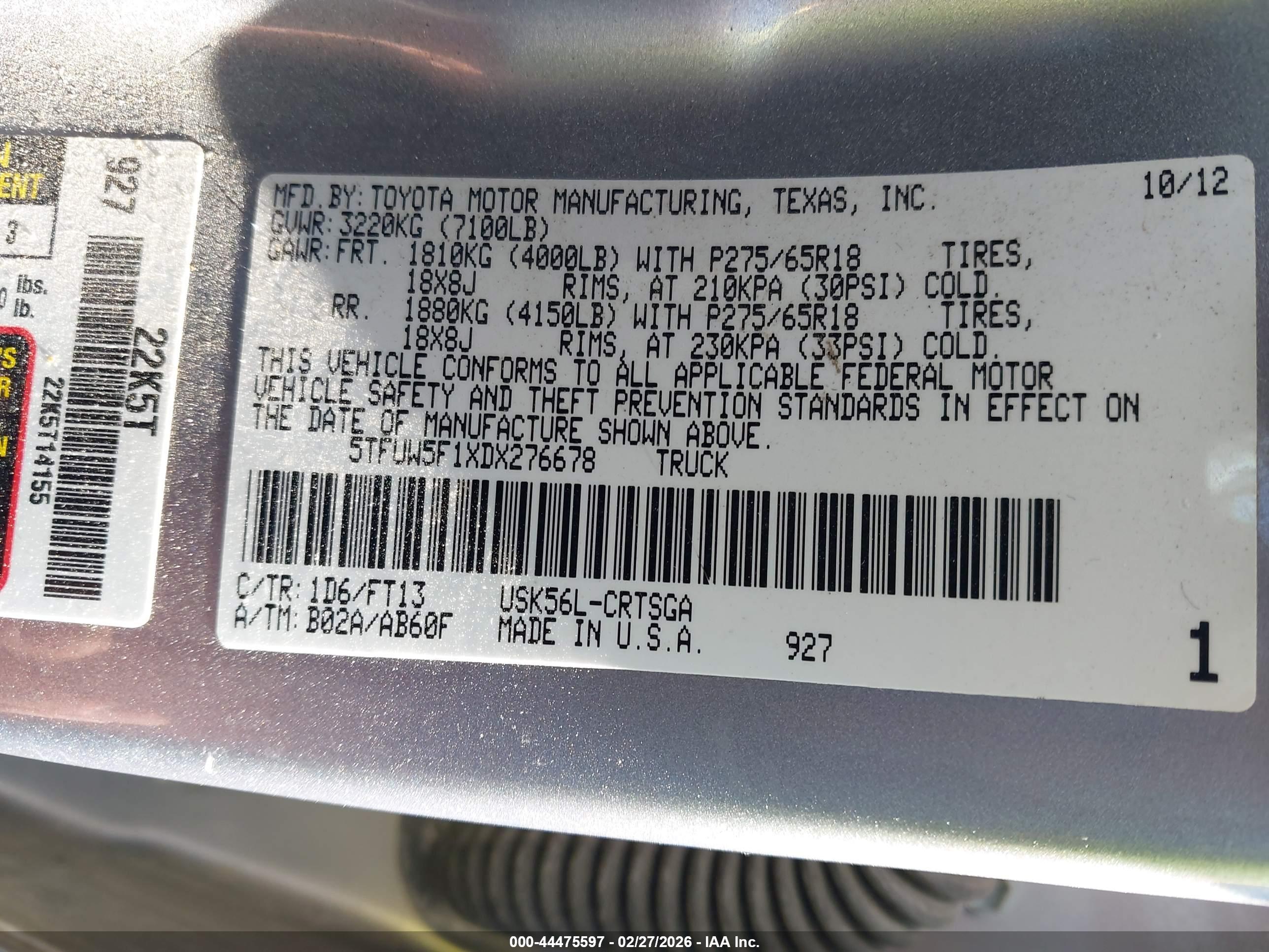 TOYOTA TUNDRA image 9