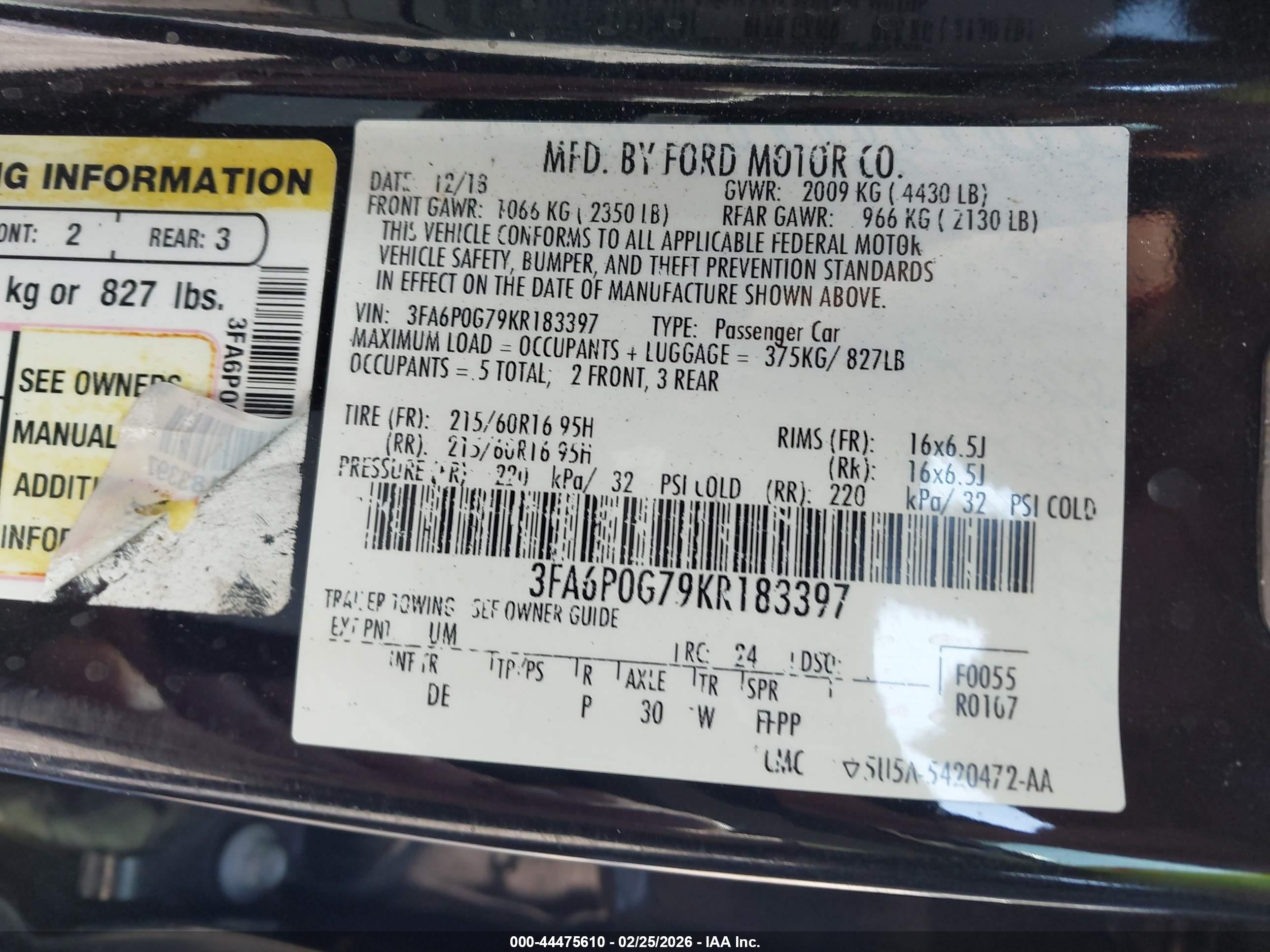 FORD FUSION image 9