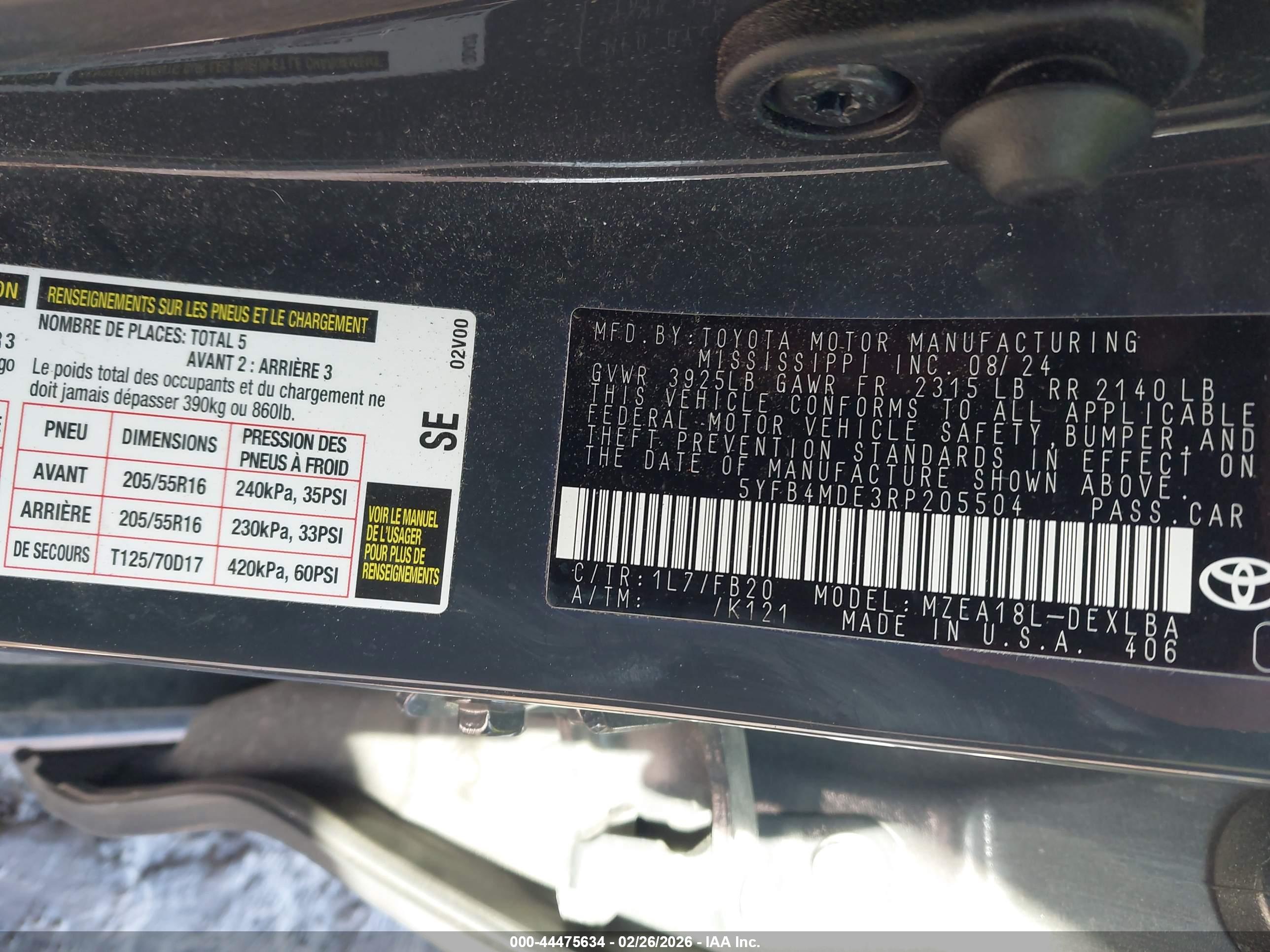 TOYOTA COROLLA image 9