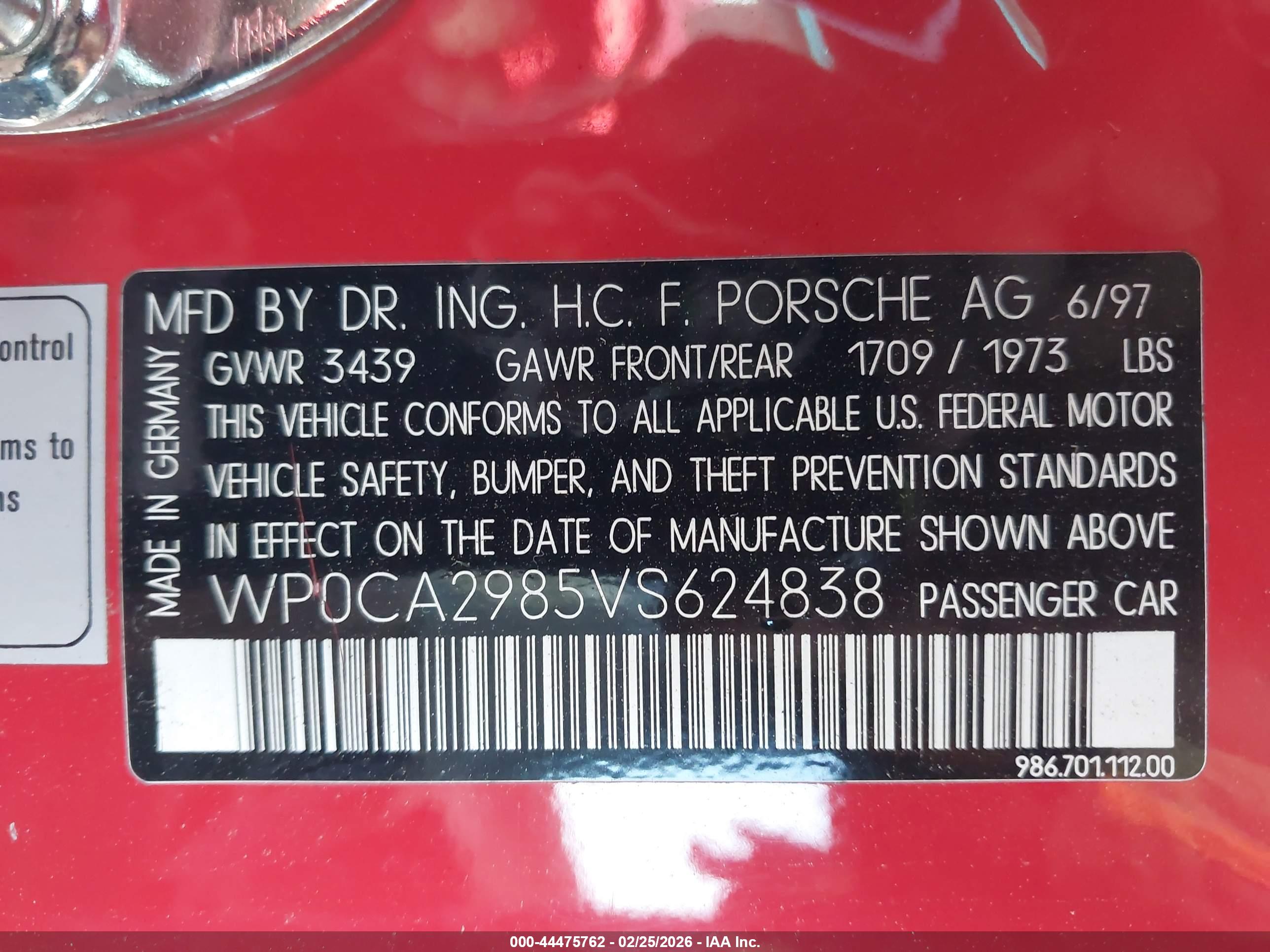 PORSCHE BOXSTER image 9