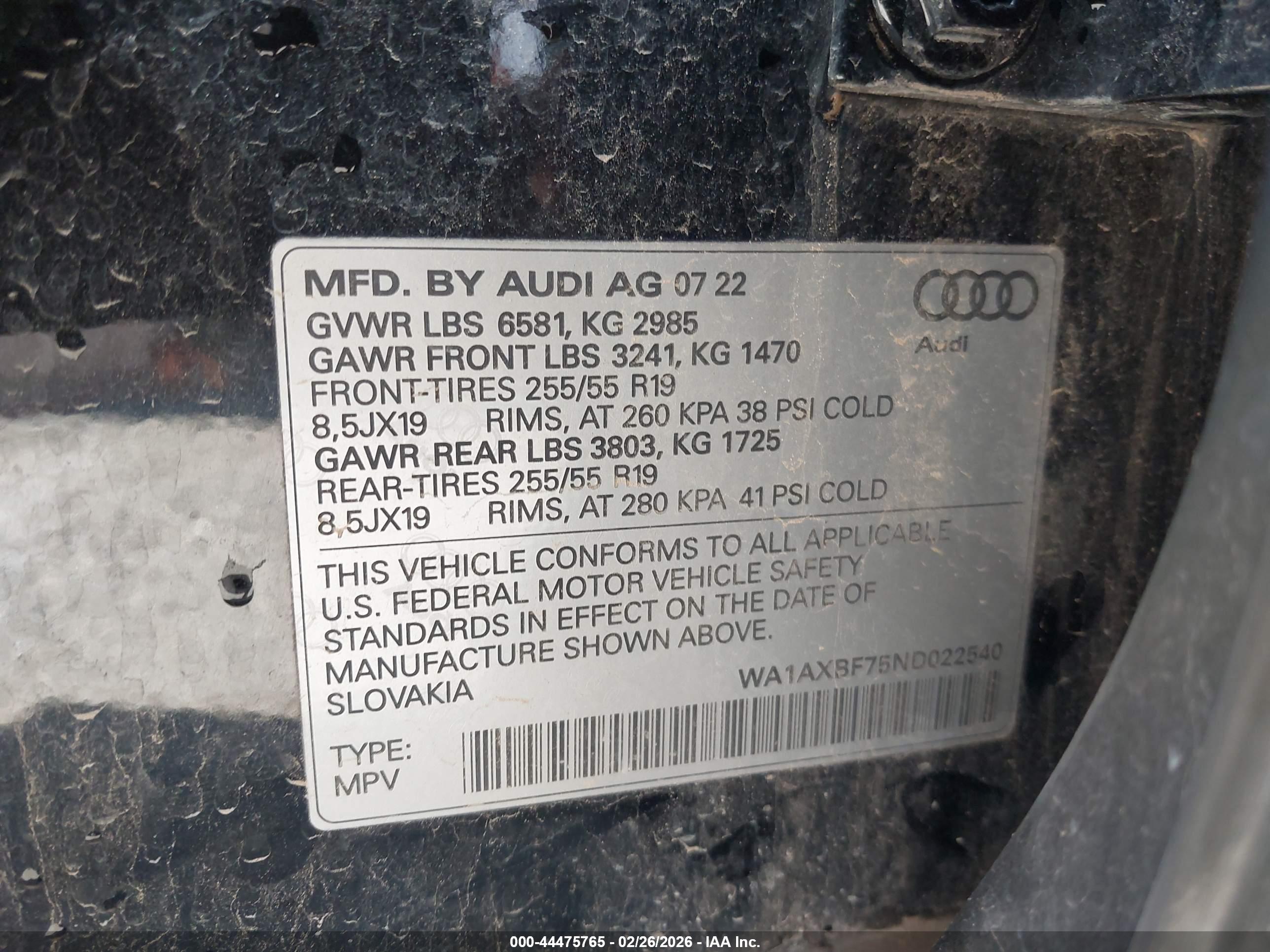 AUDI Q7 image 9
