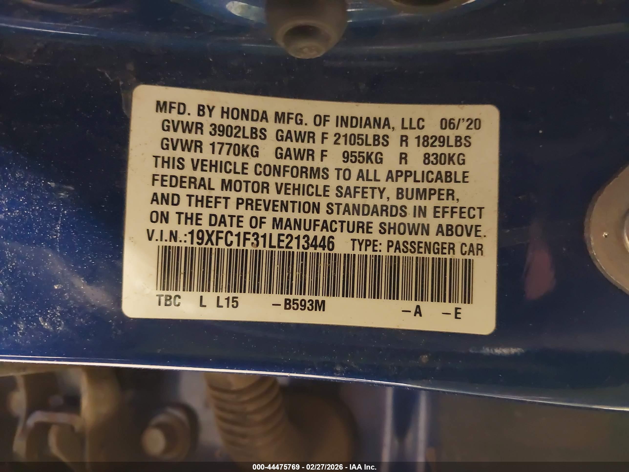 HONDA CIVIC image 9