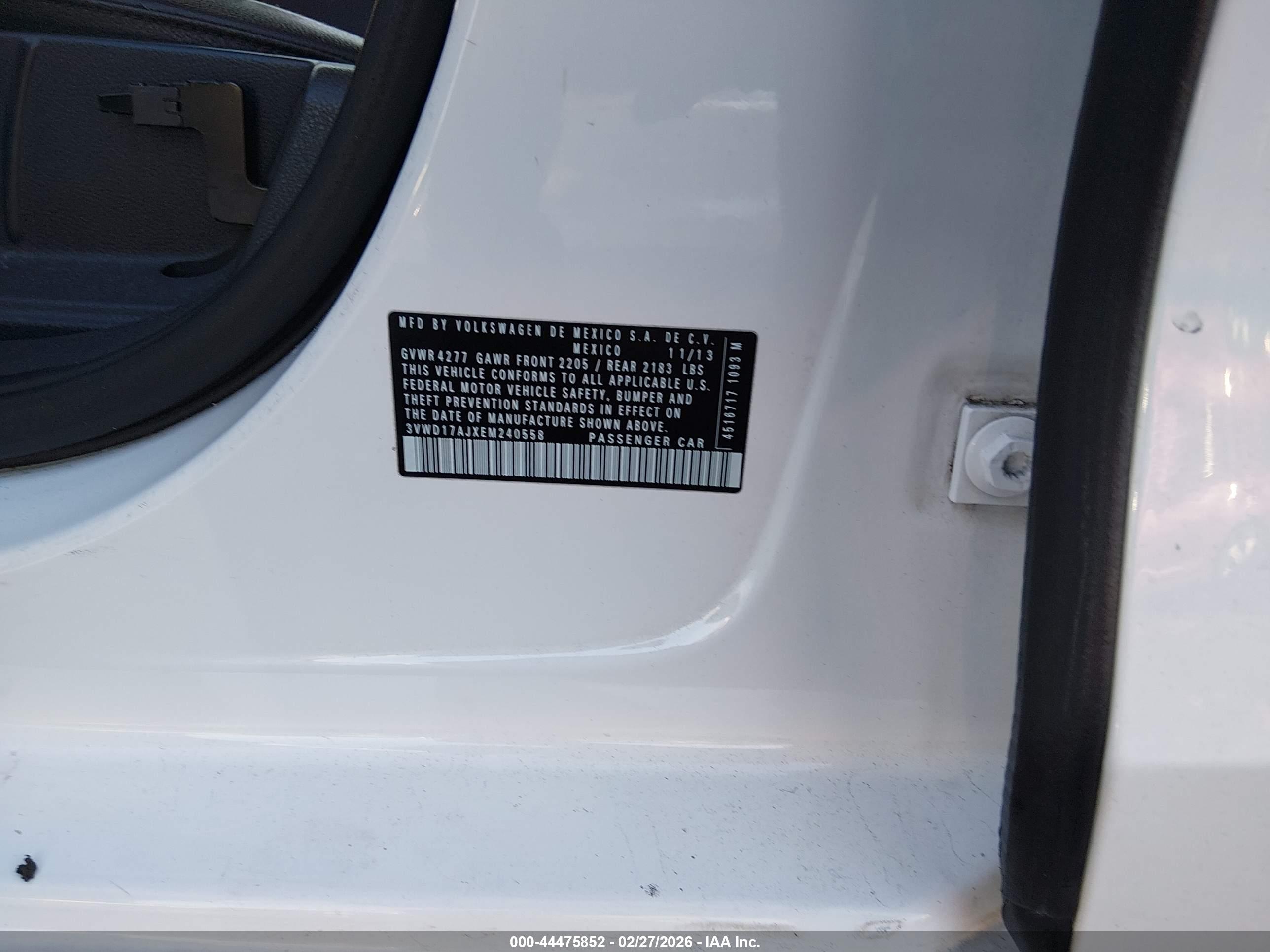 VOLKSWAGEN JETTA image 9