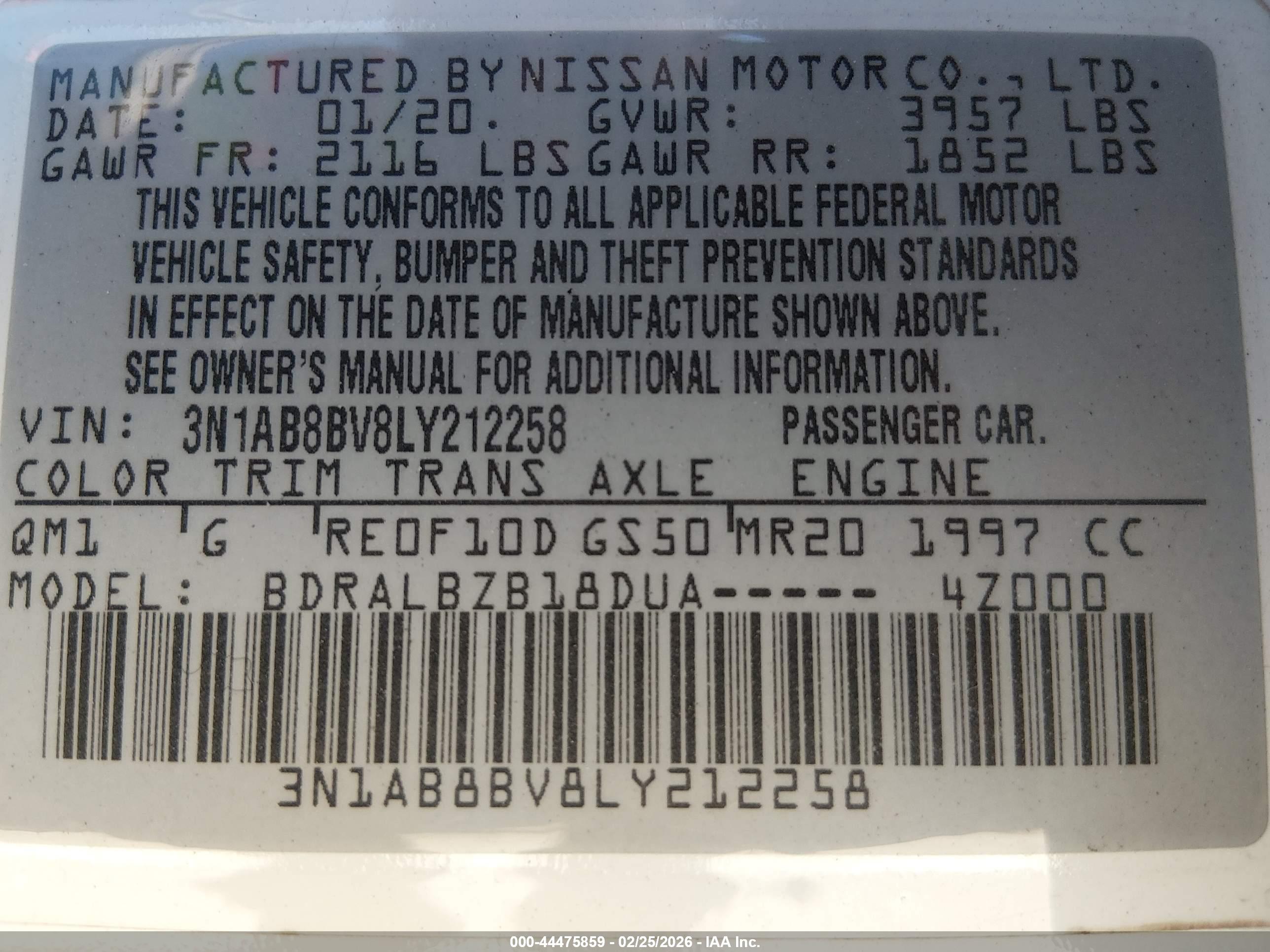 NISSAN SENTRA image 9