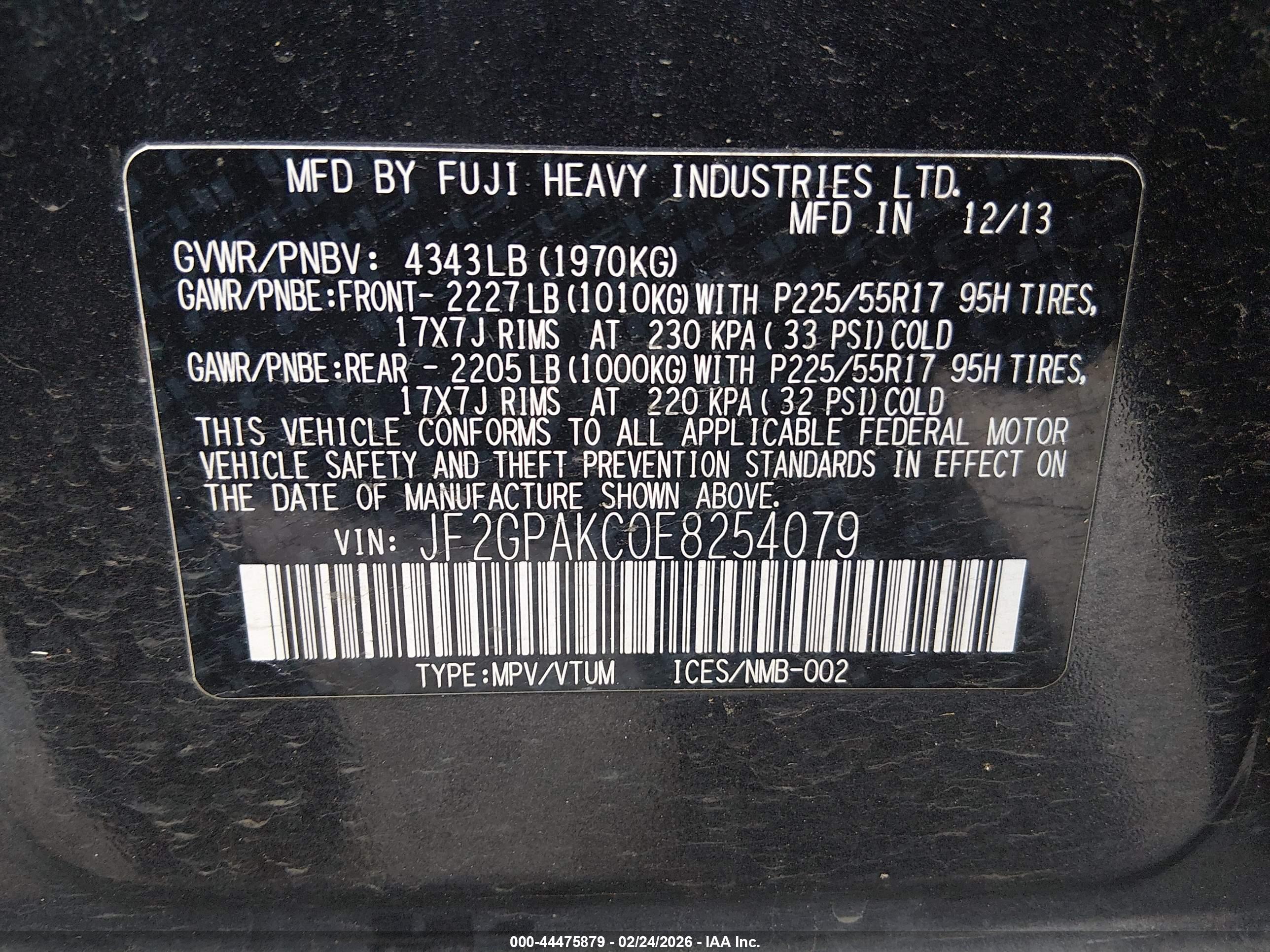 SUBARU XV image 9