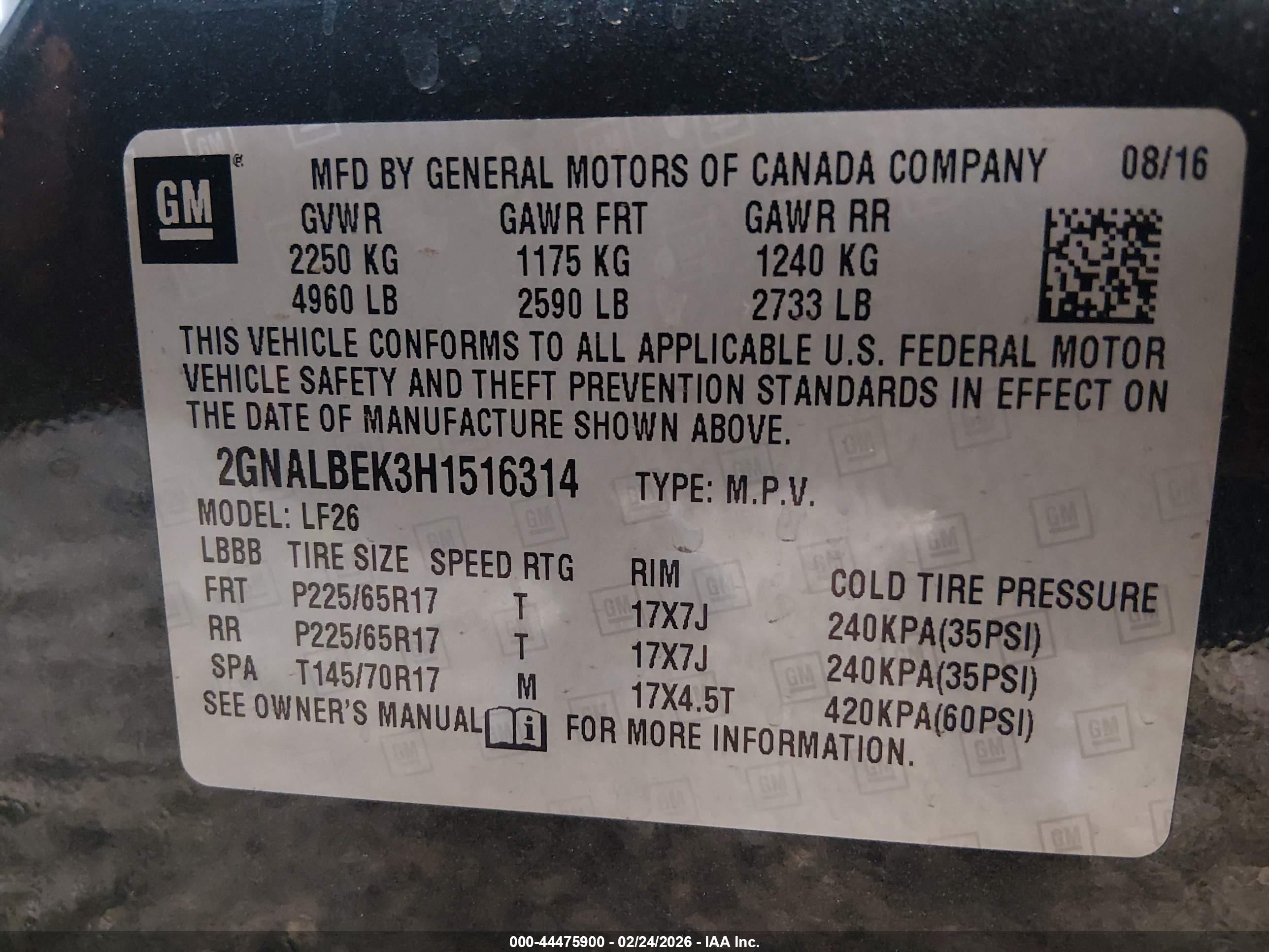 CHEVROLET EQUINOX image 9