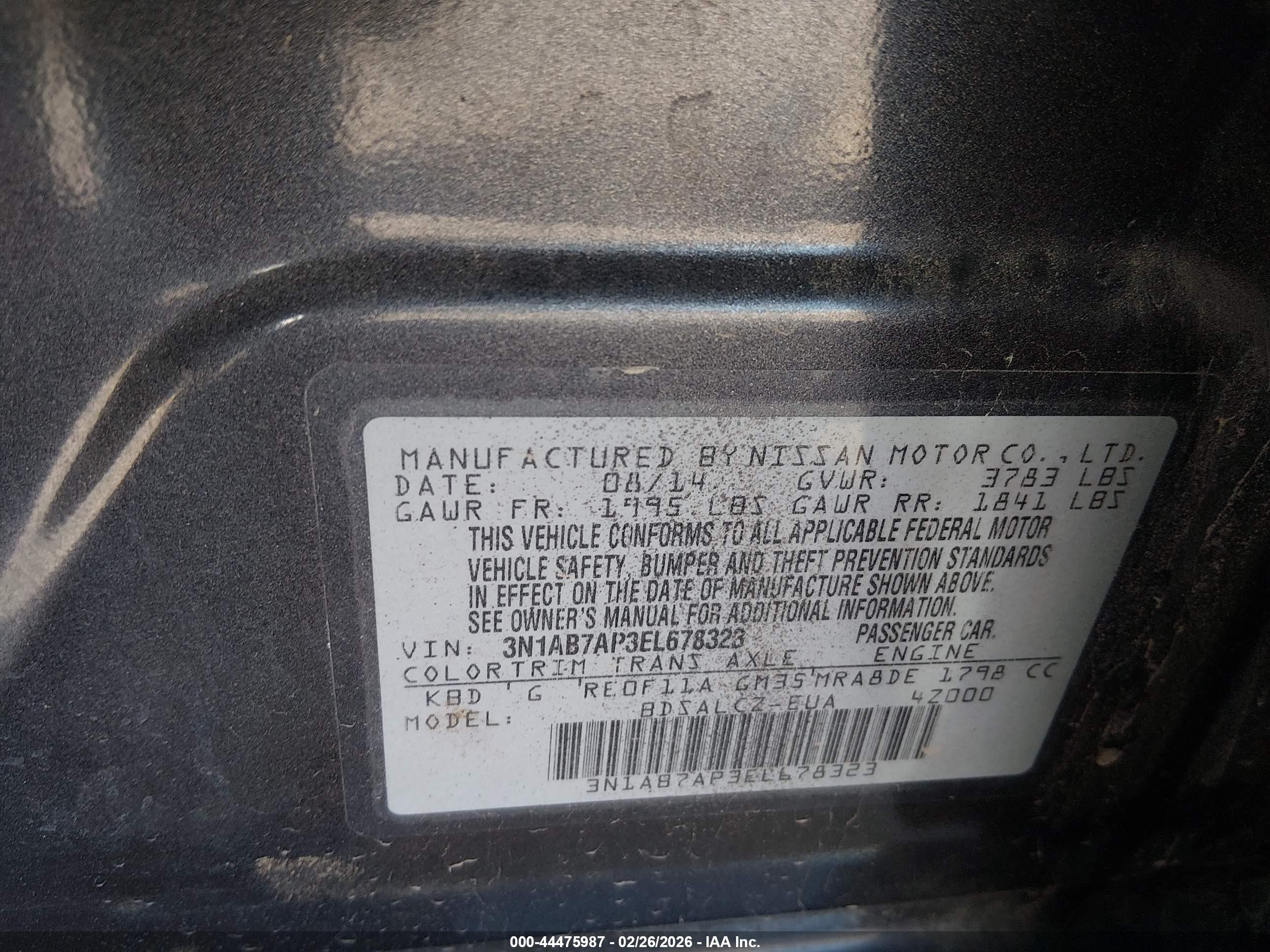 NISSAN SENTRA image 9