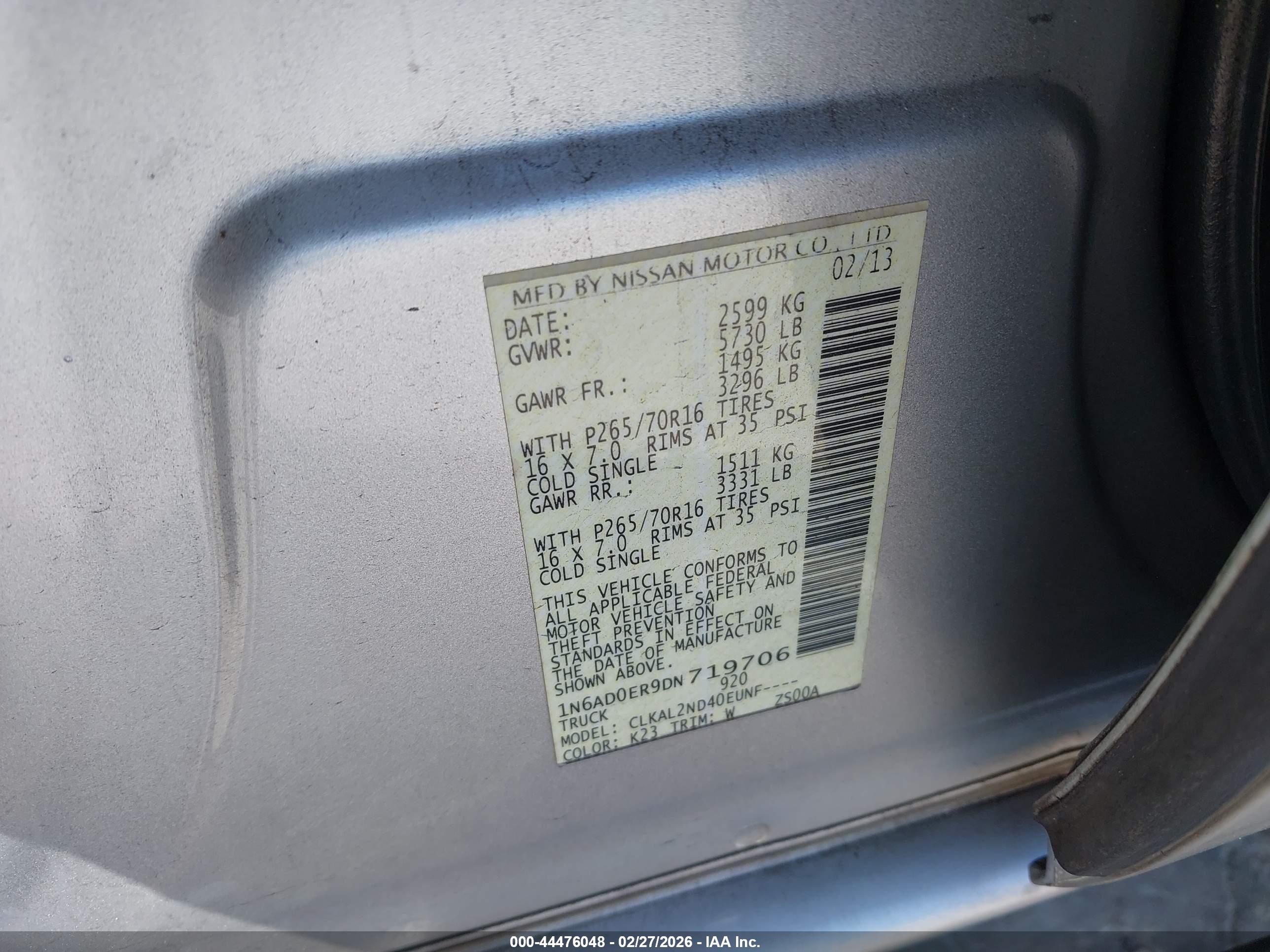 NISSAN FRONTIER image 9