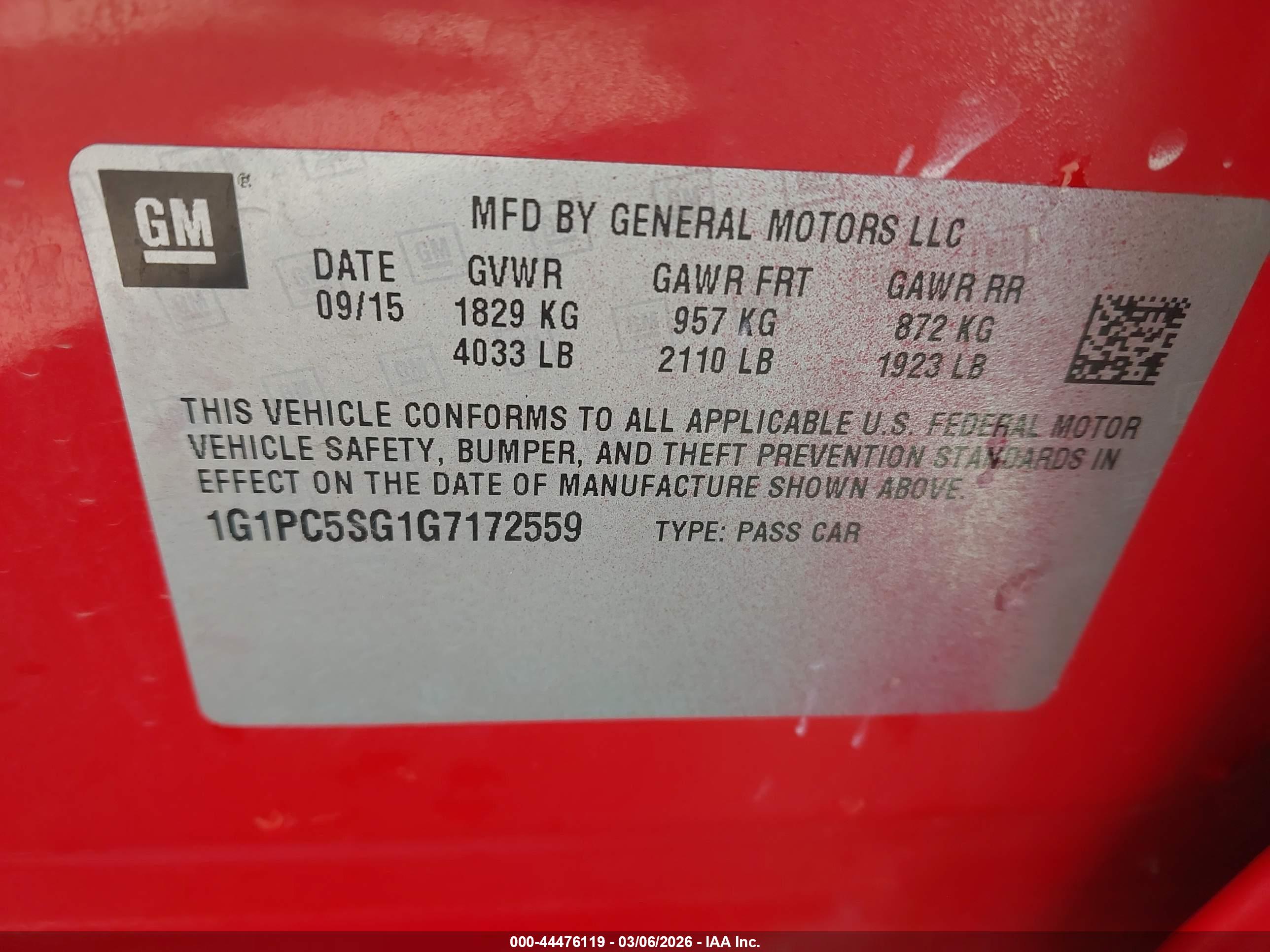 CHEVROLET CRUZE image 9
