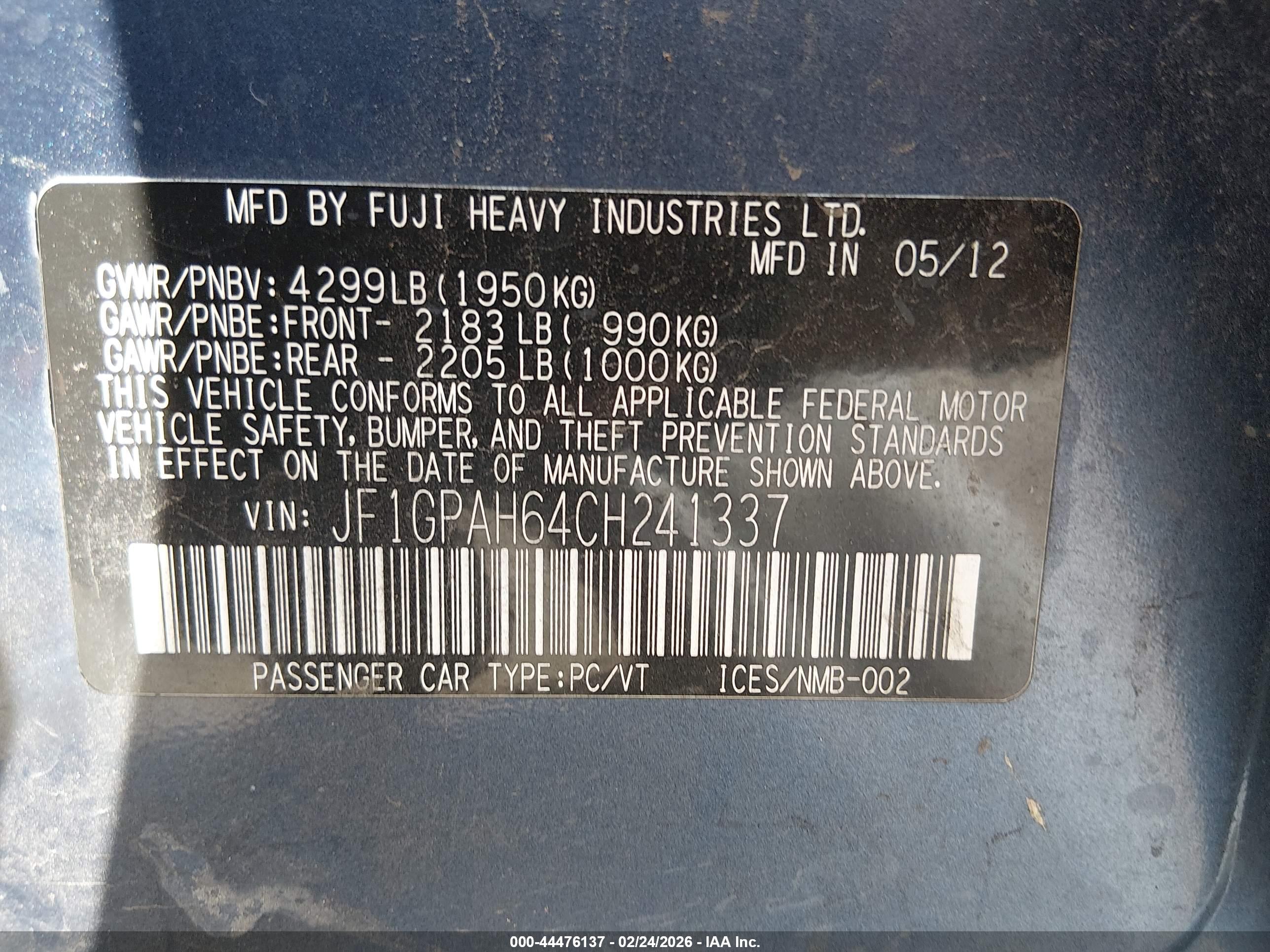 SUBARU IMPREZA image 9