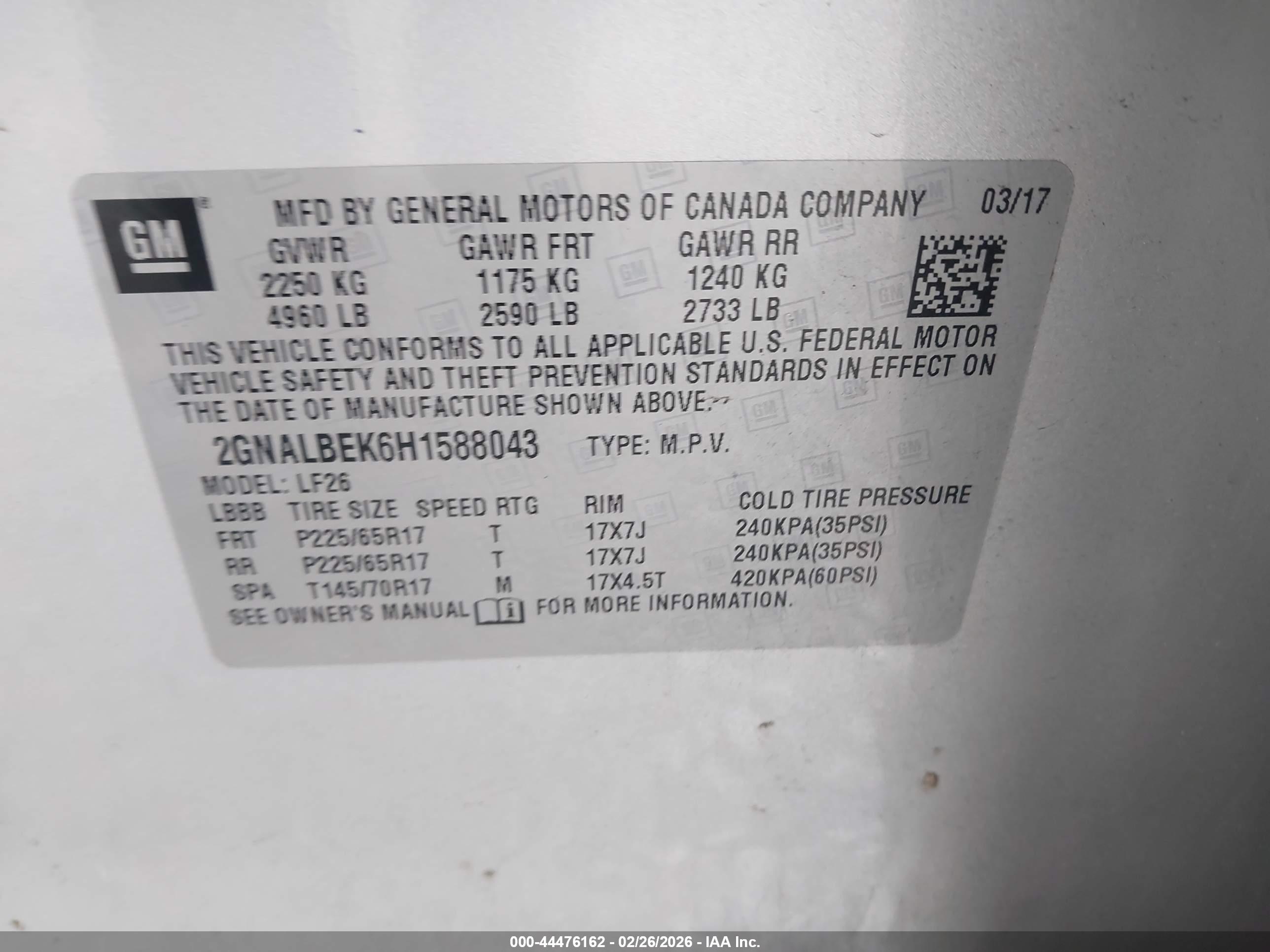 CHEVROLET EQUINOX image 9