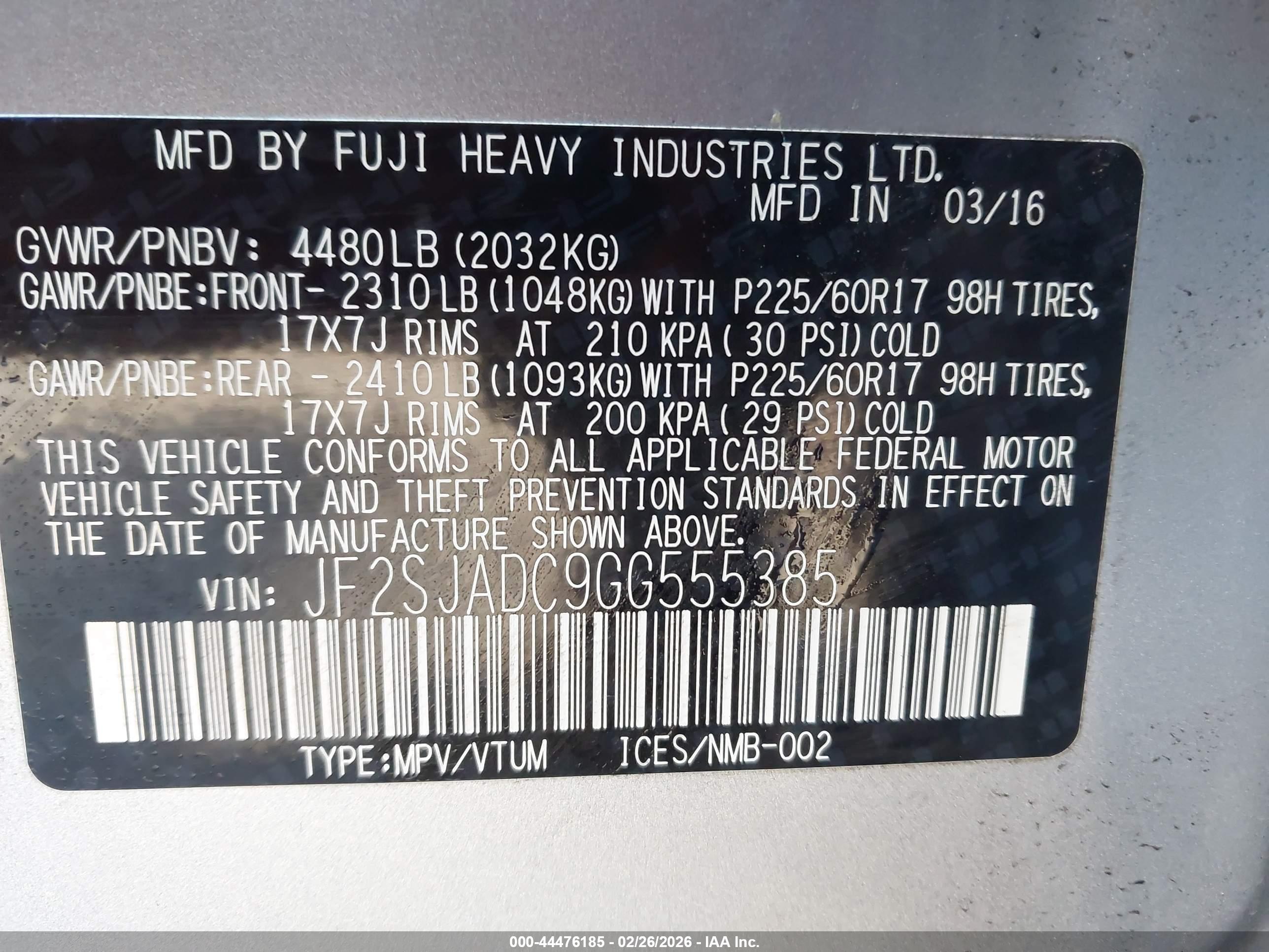 SUBARU FORESTER image 9