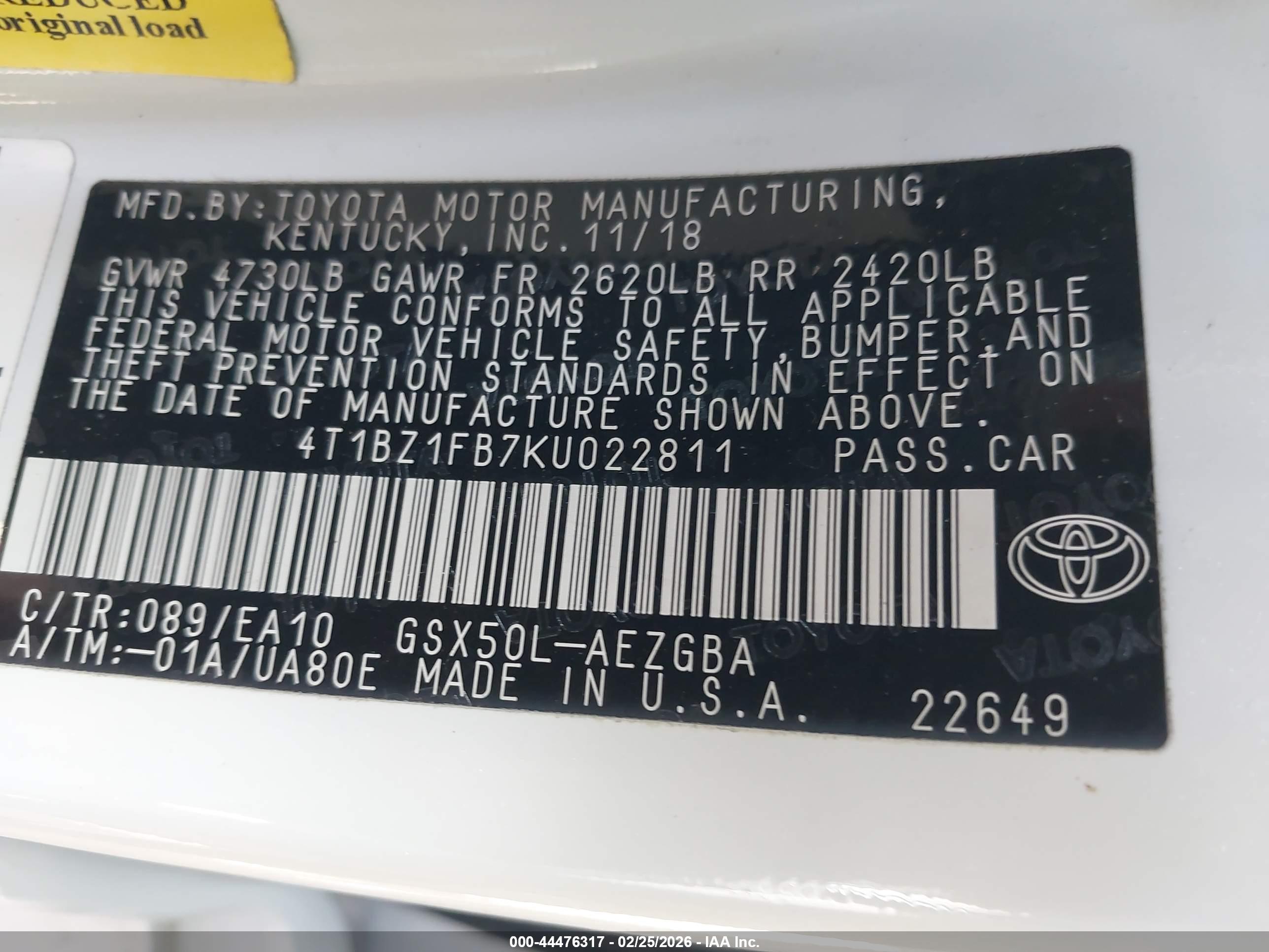 TOYOTA AVALON image 9
