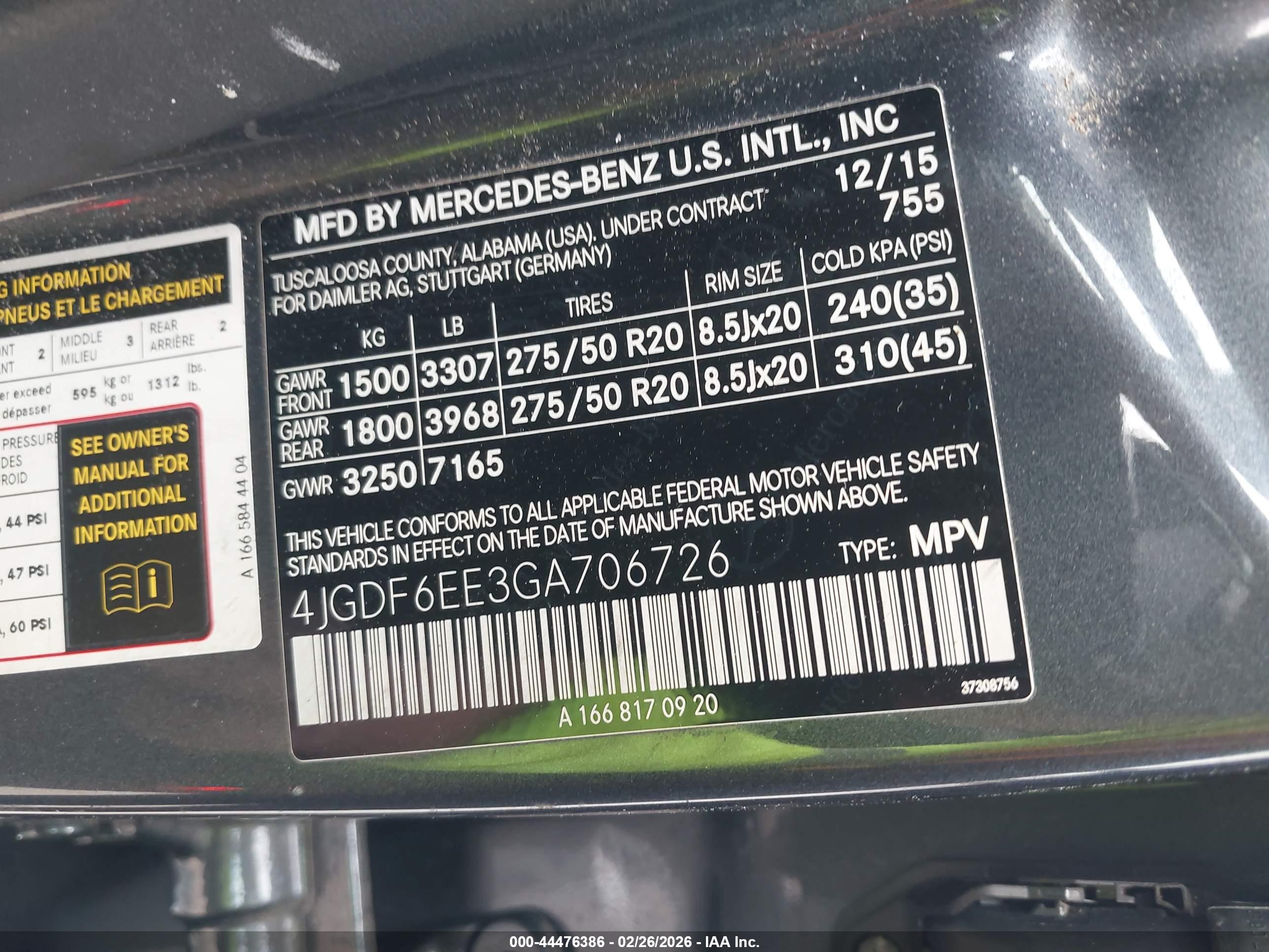 MERCEDES-BENZ GL image 9