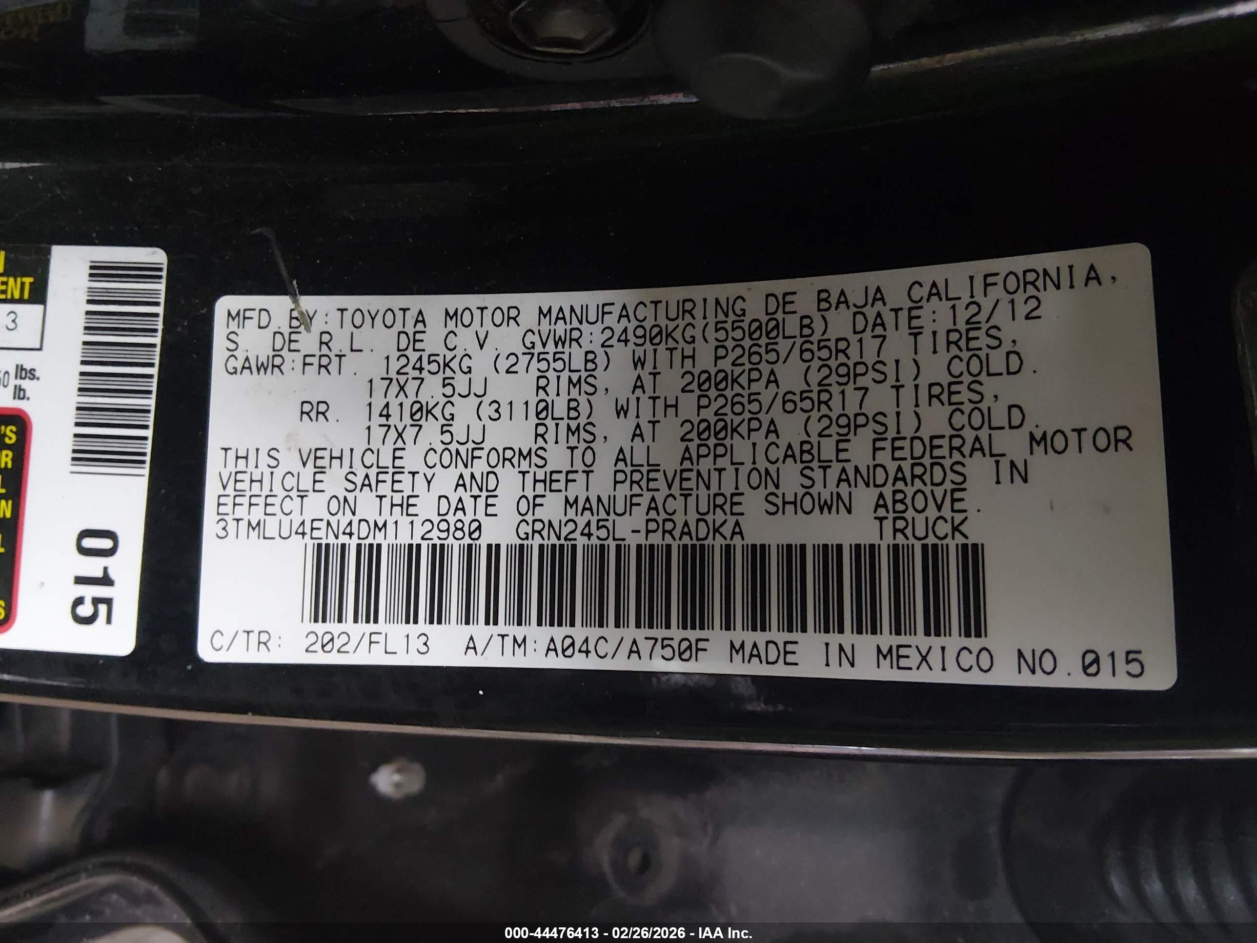 TOYOTA TACOMA image 9