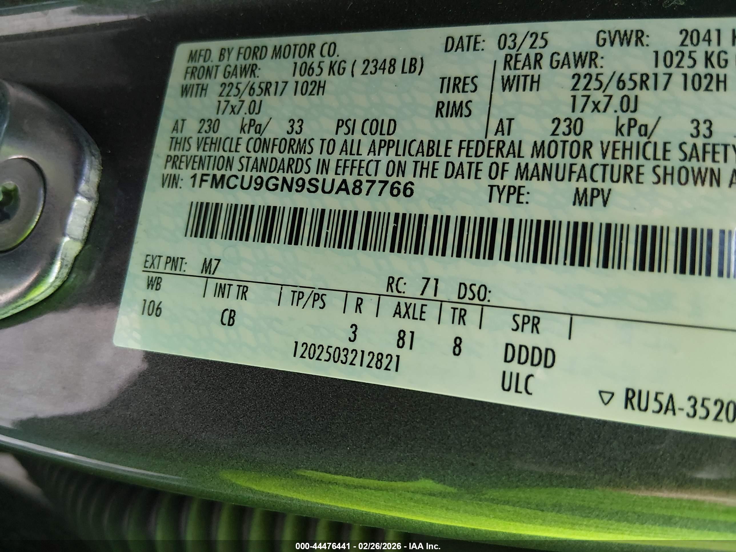 FORD ESCAPE image 9