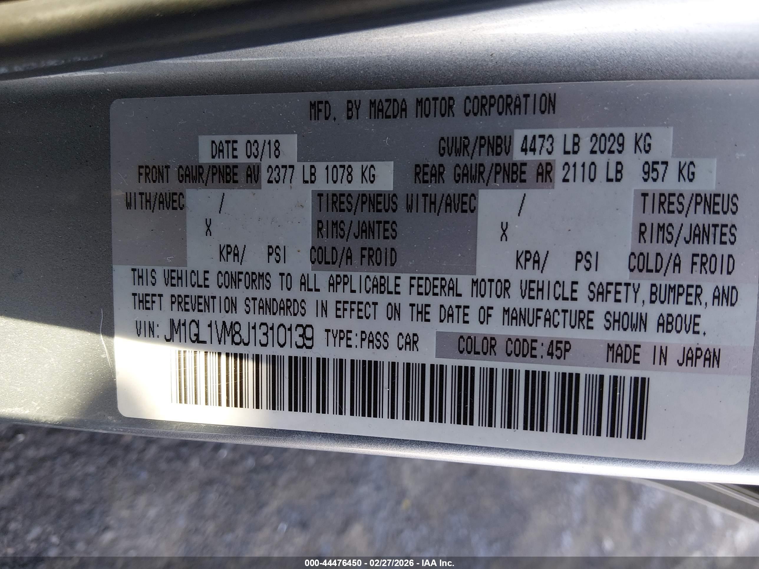 MAZDA MAZDA6 image 9