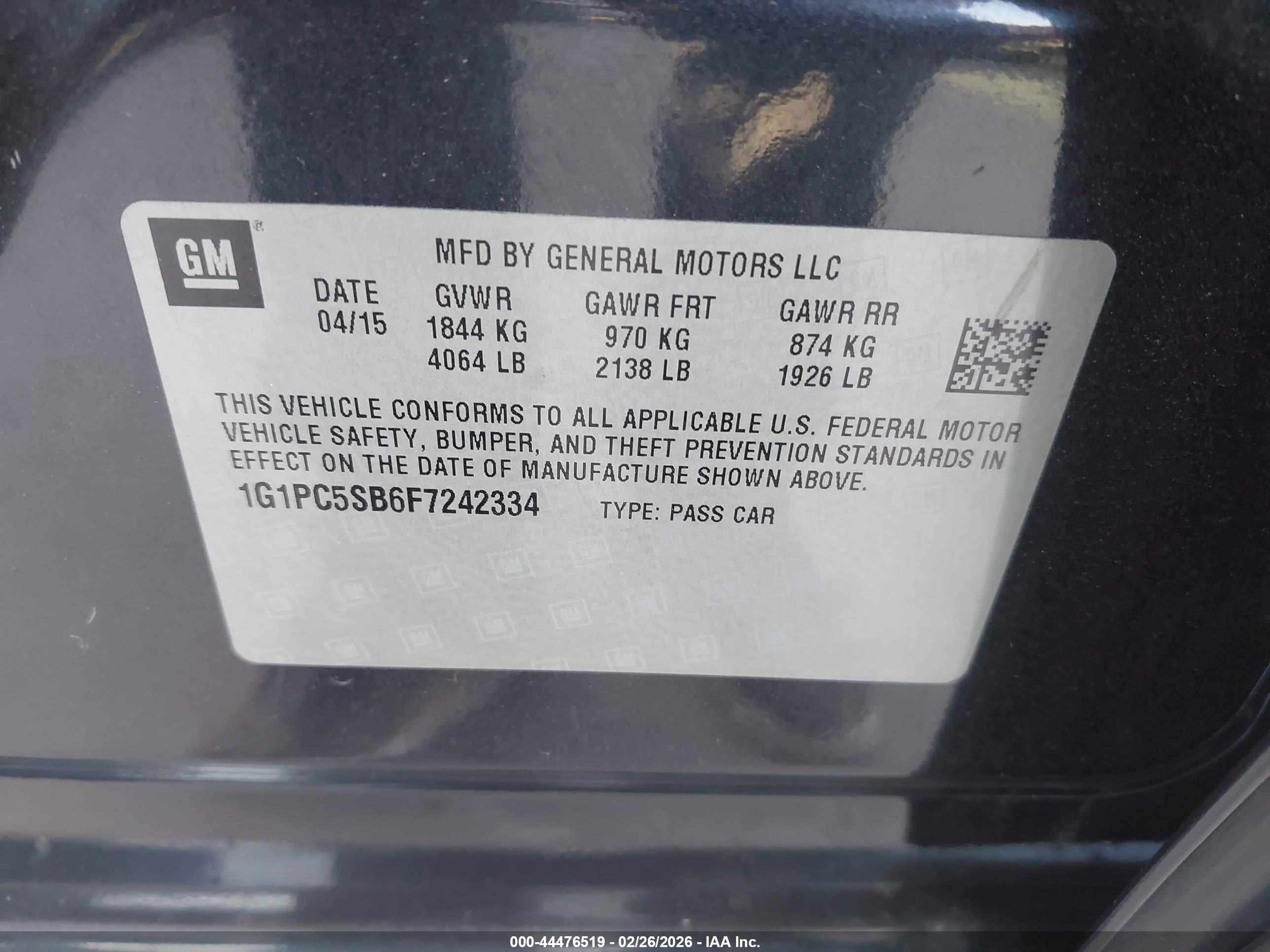 CHEVROLET CRUZE image 9