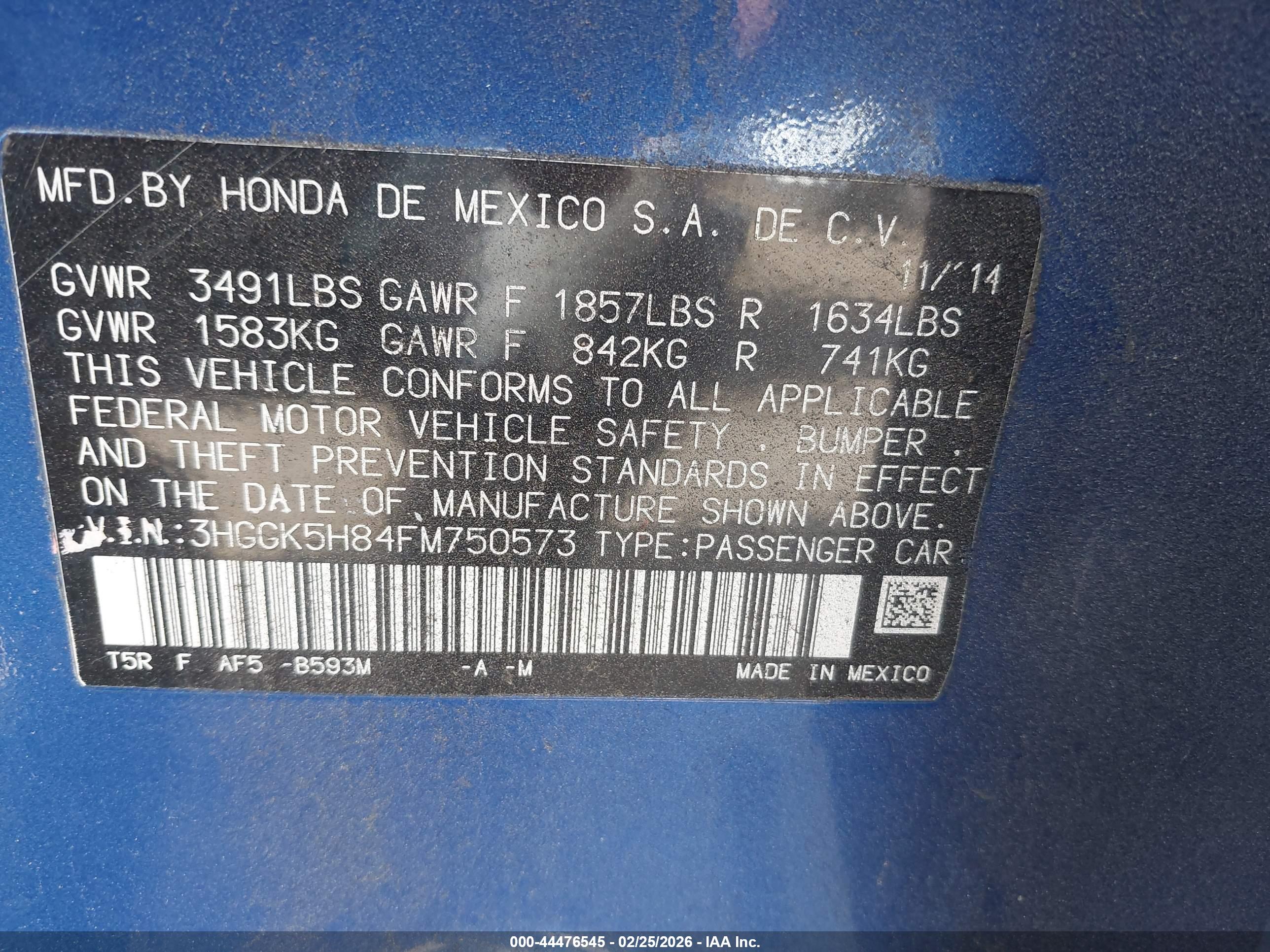 HONDA FIT image 9