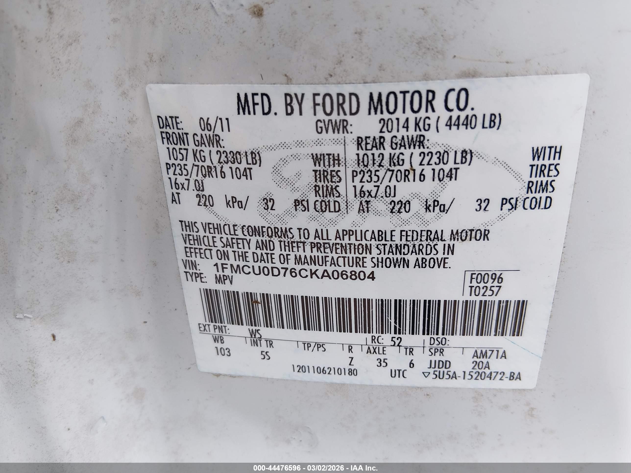 FORD ESCAPE image 9
