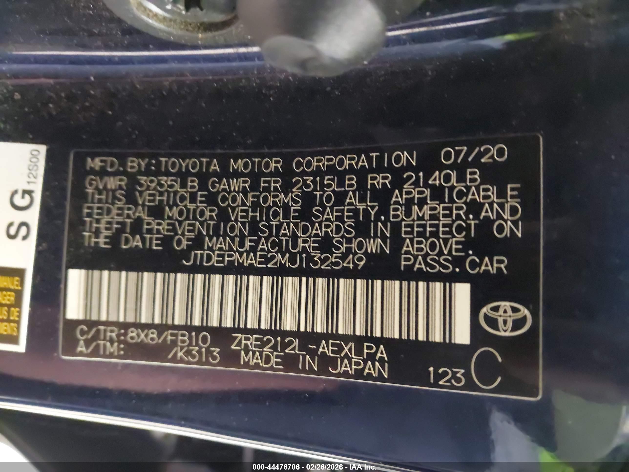 TOYOTA COROLLA image 9