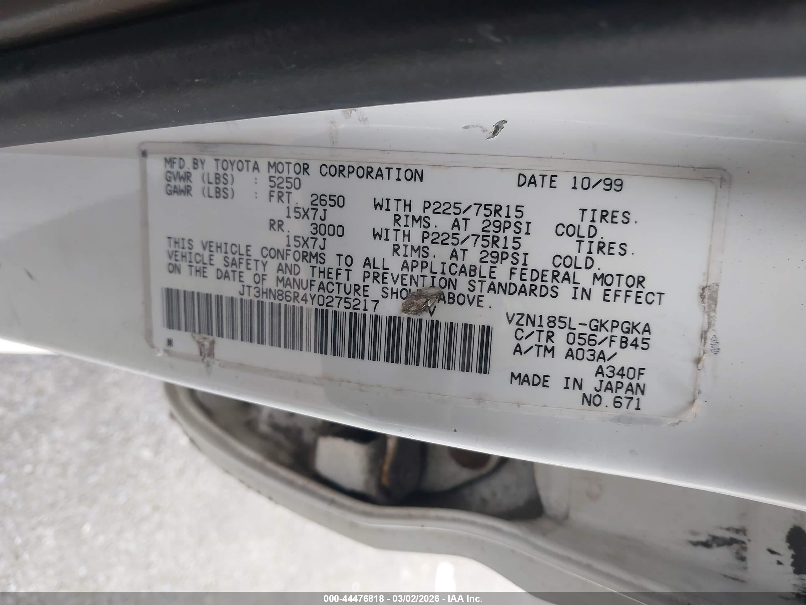 TOYOTA 4RUNNER image 9