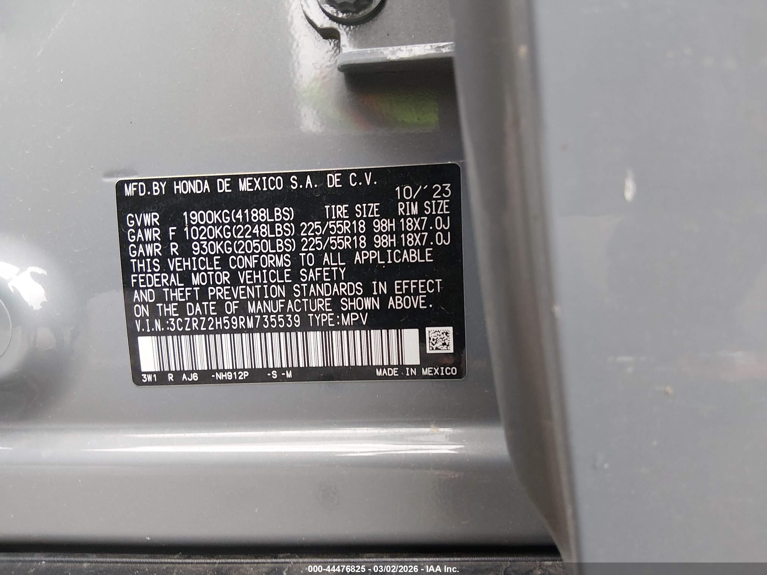 HONDA HR-V image 9