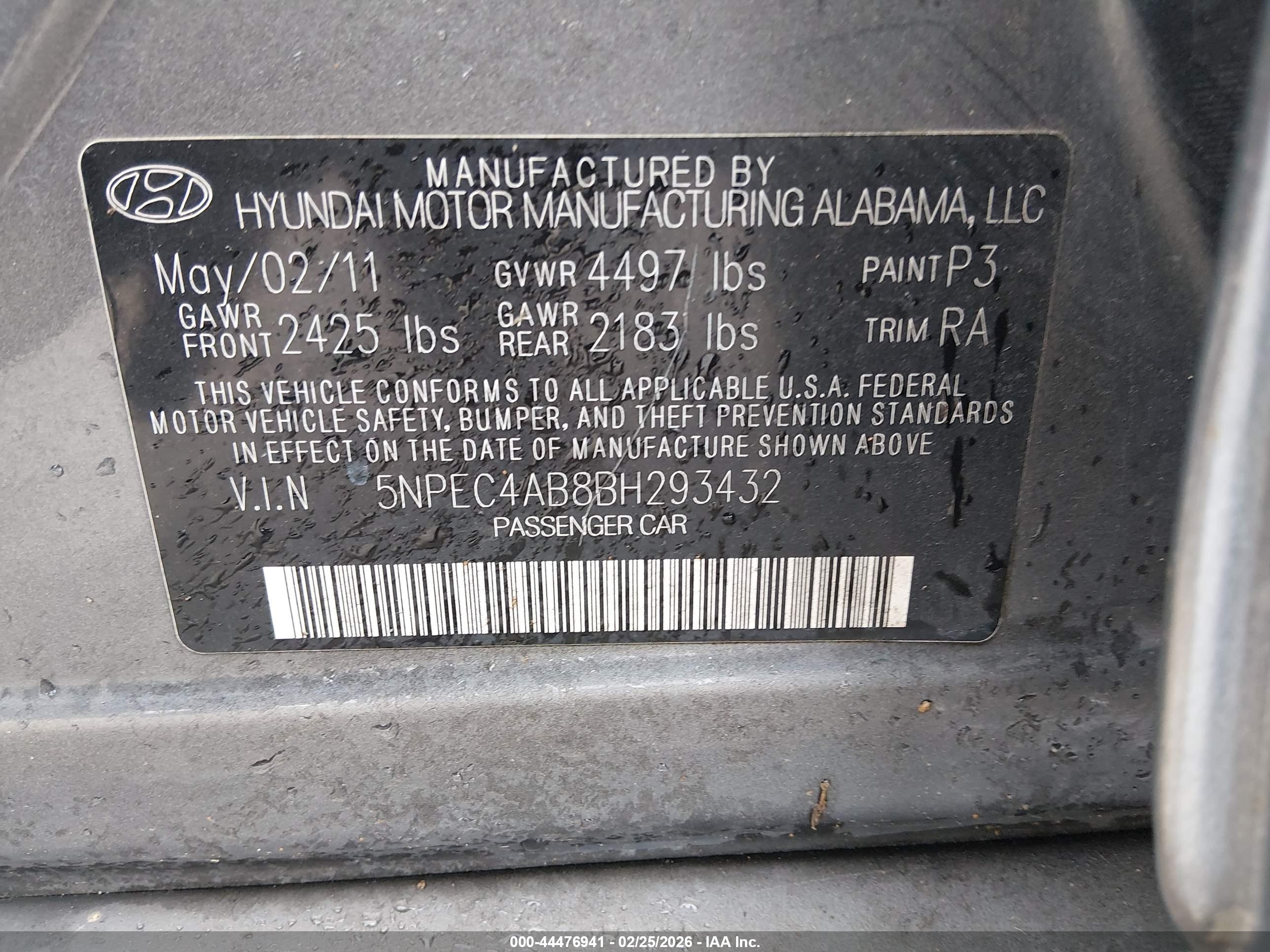 HYUNDAI SONATA image 9