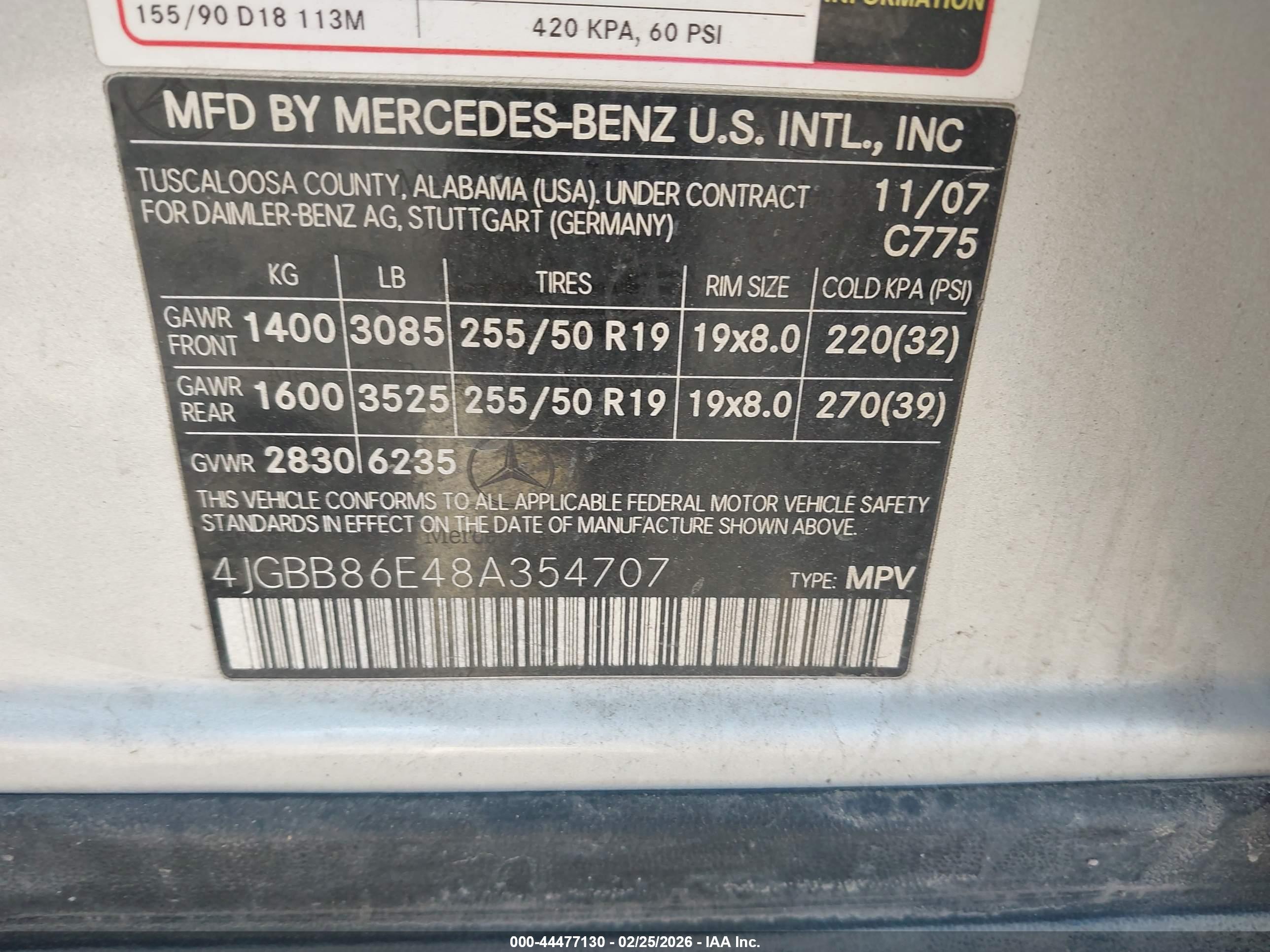 MERCEDES-BENZ ML image 9