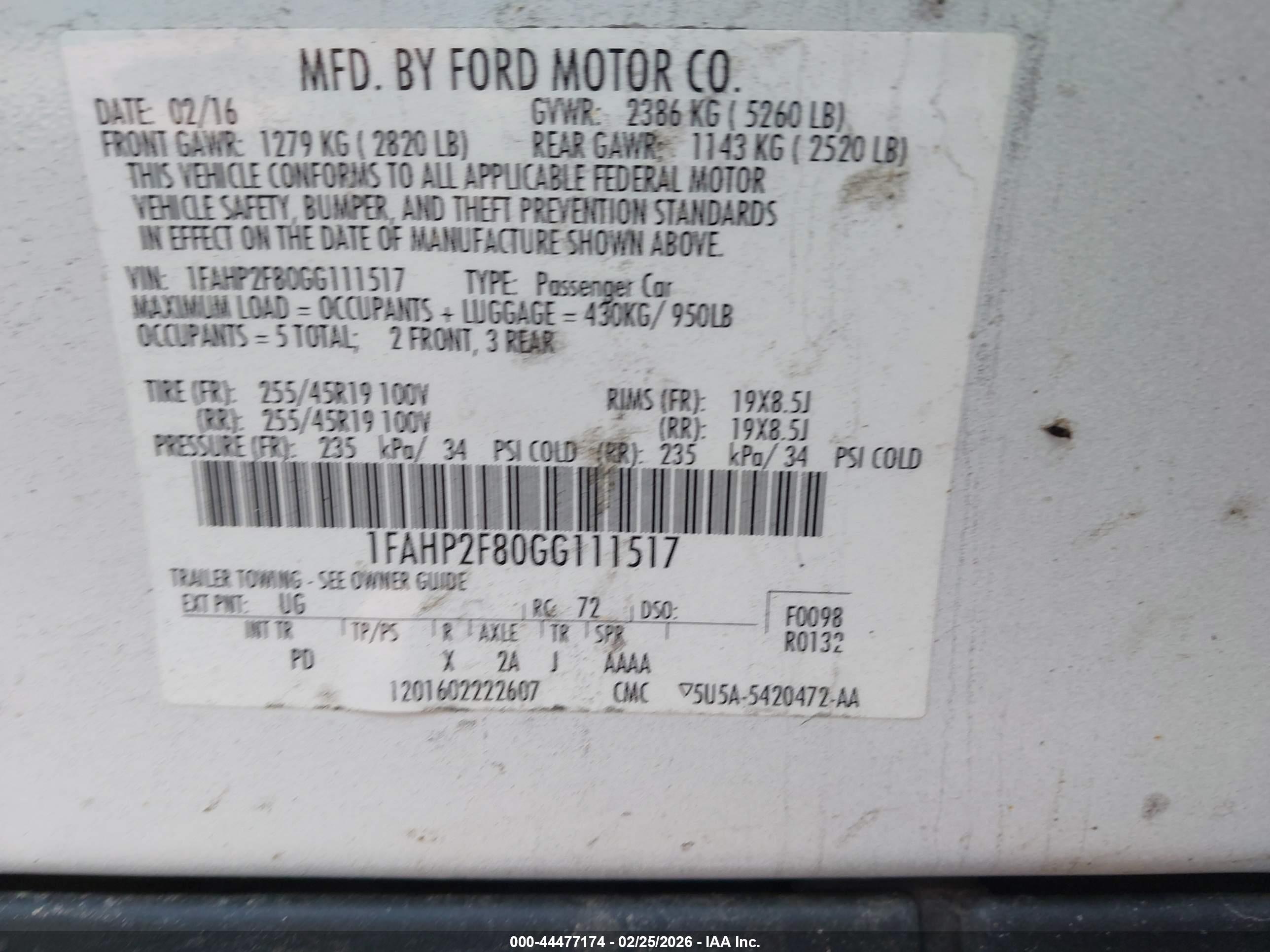 FORD TAURUS image 9