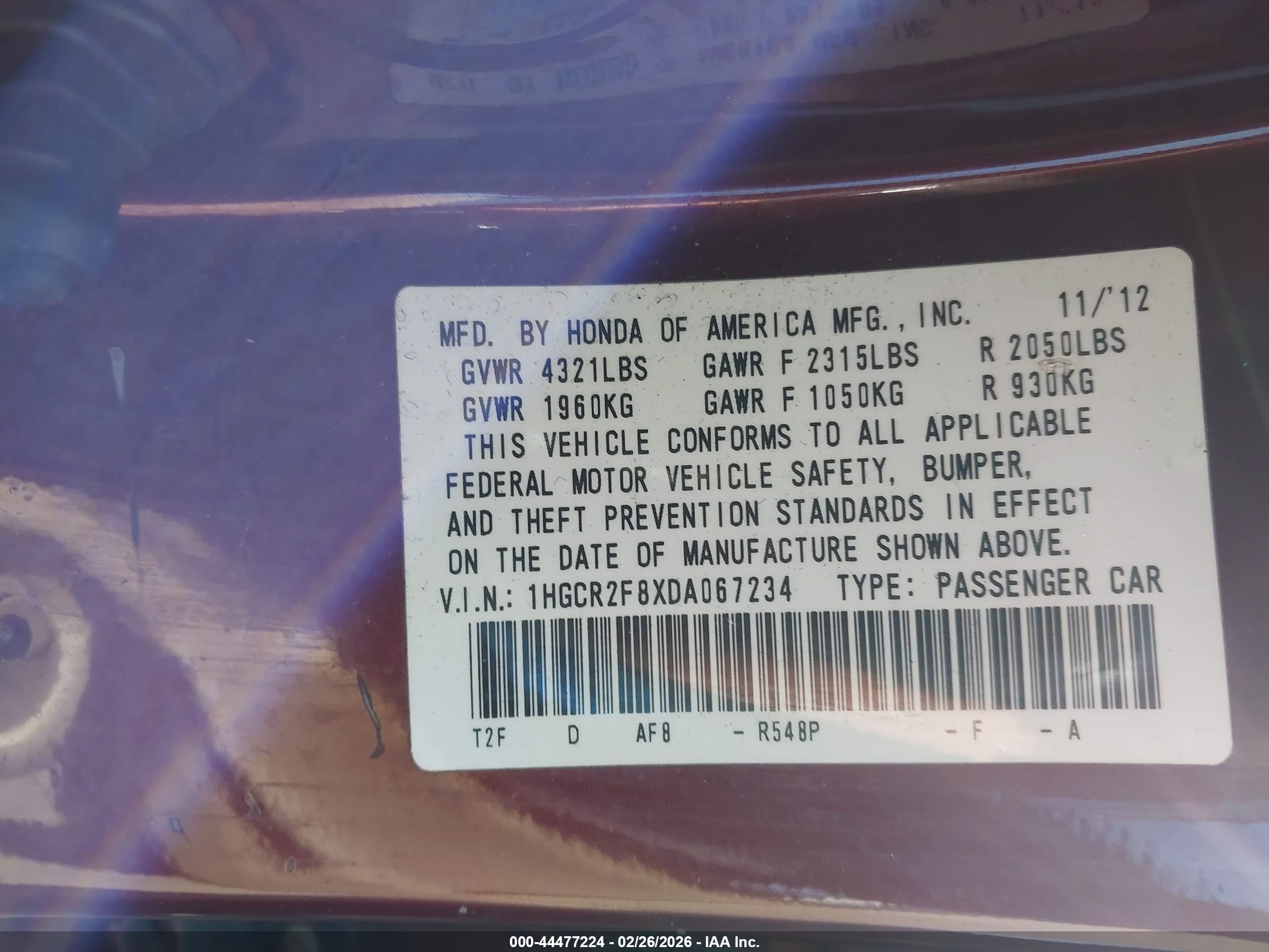 HONDA ACCORD image 9