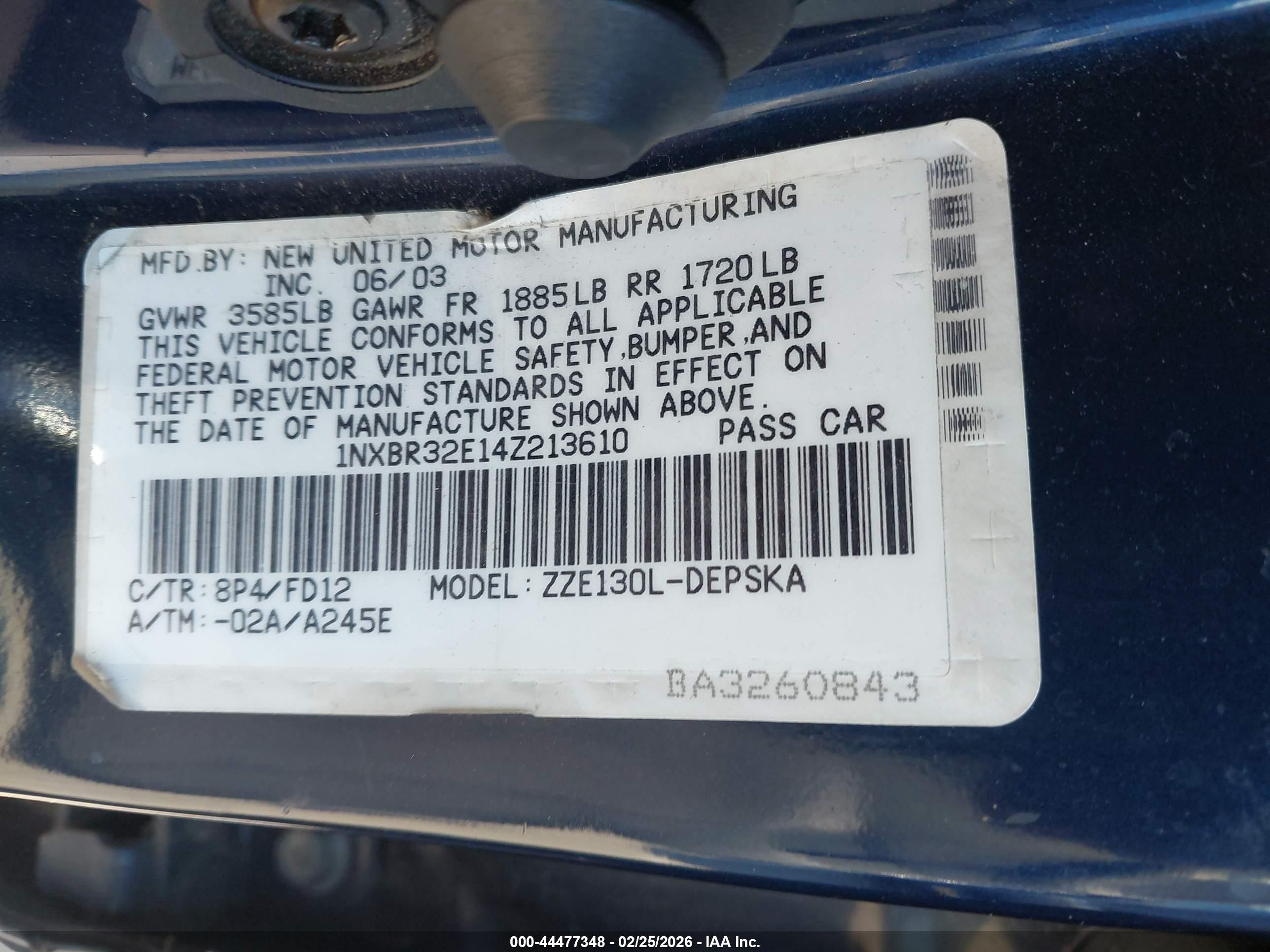 TOYOTA COROLLA image 9