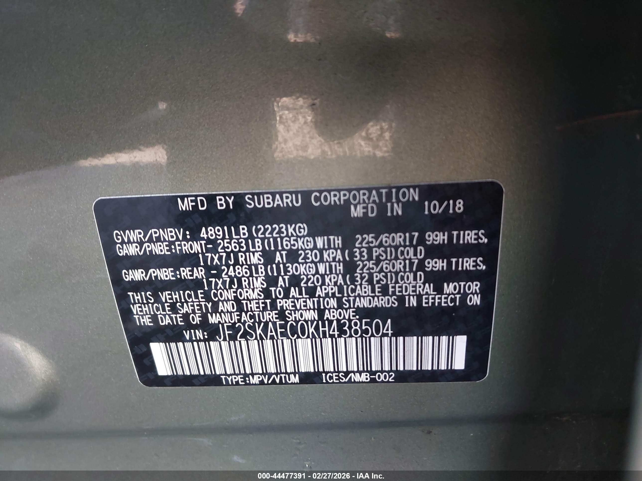 SUBARU FORESTER image 9