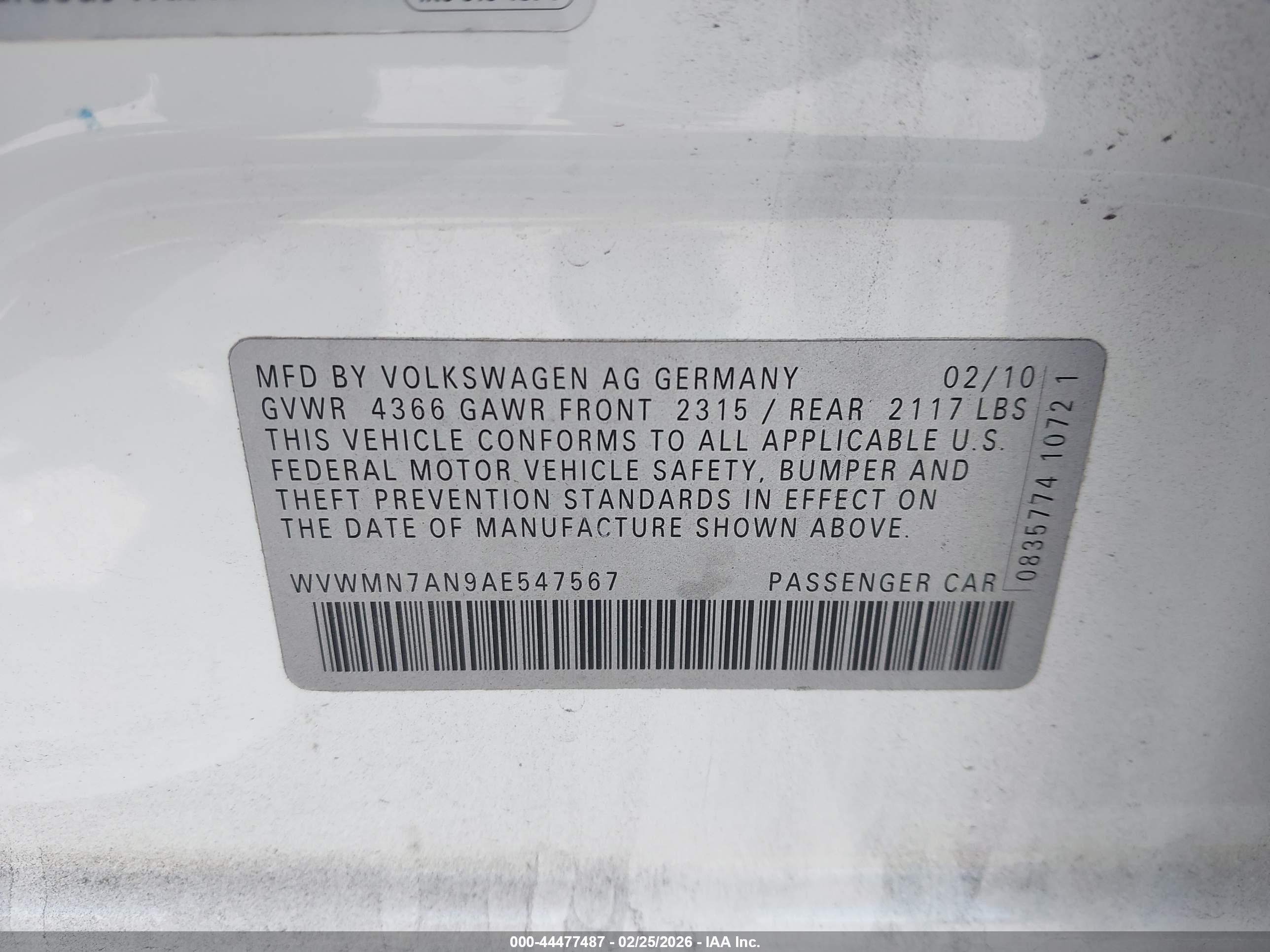 VOLKSWAGEN CC image 9