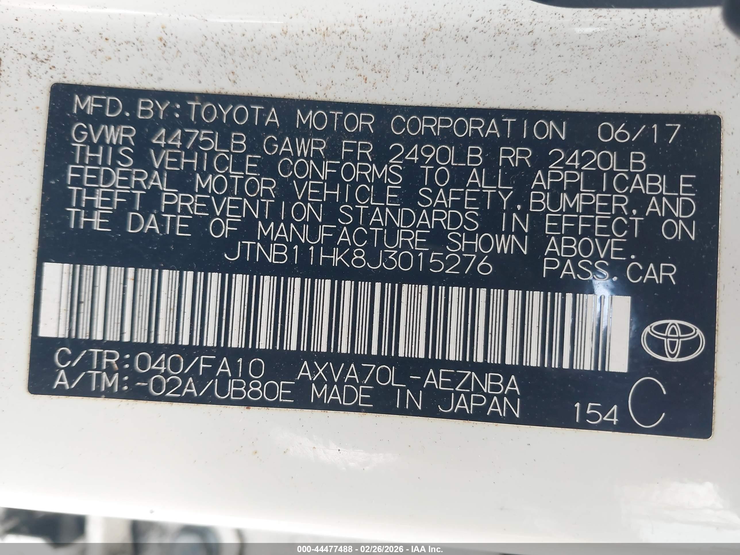TOYOTA CAMRY image 9