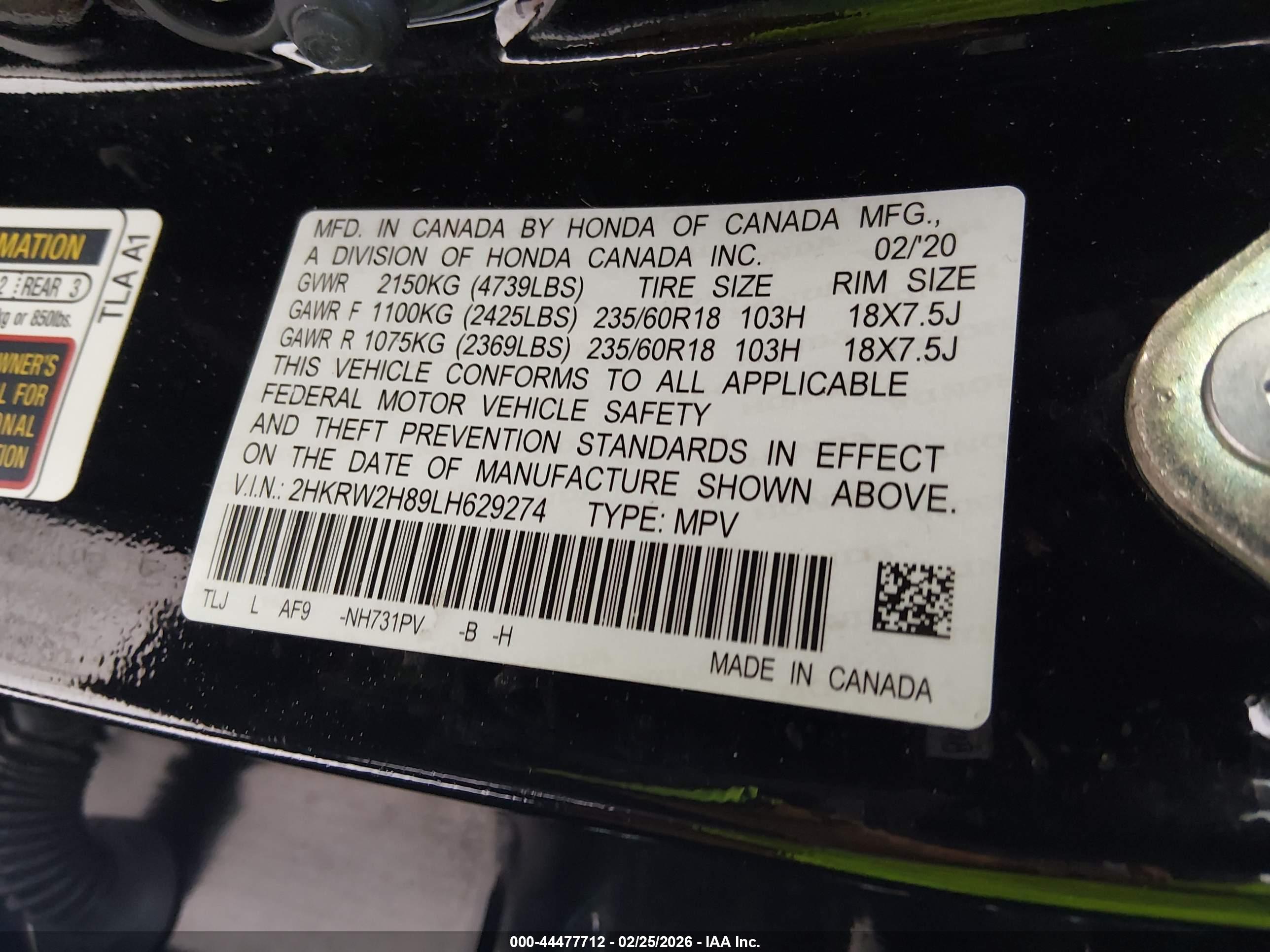 HONDA CR-V image 9