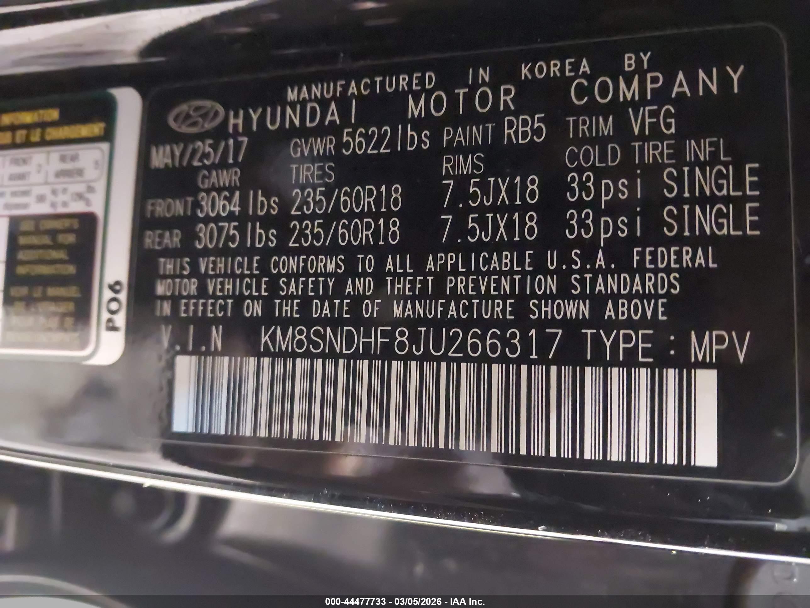 HYUNDAI SANTA image 9