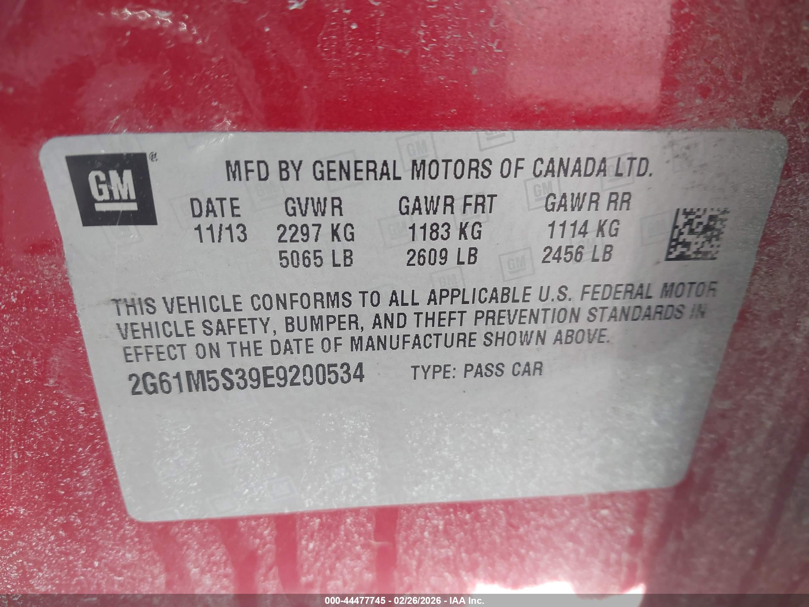 CADILLAC XTS image 9