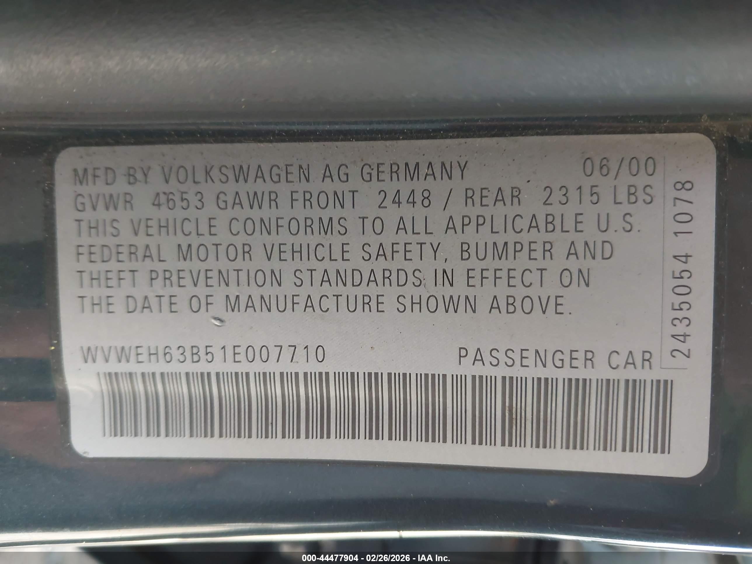 VOLKSWAGEN PASSAT image 9