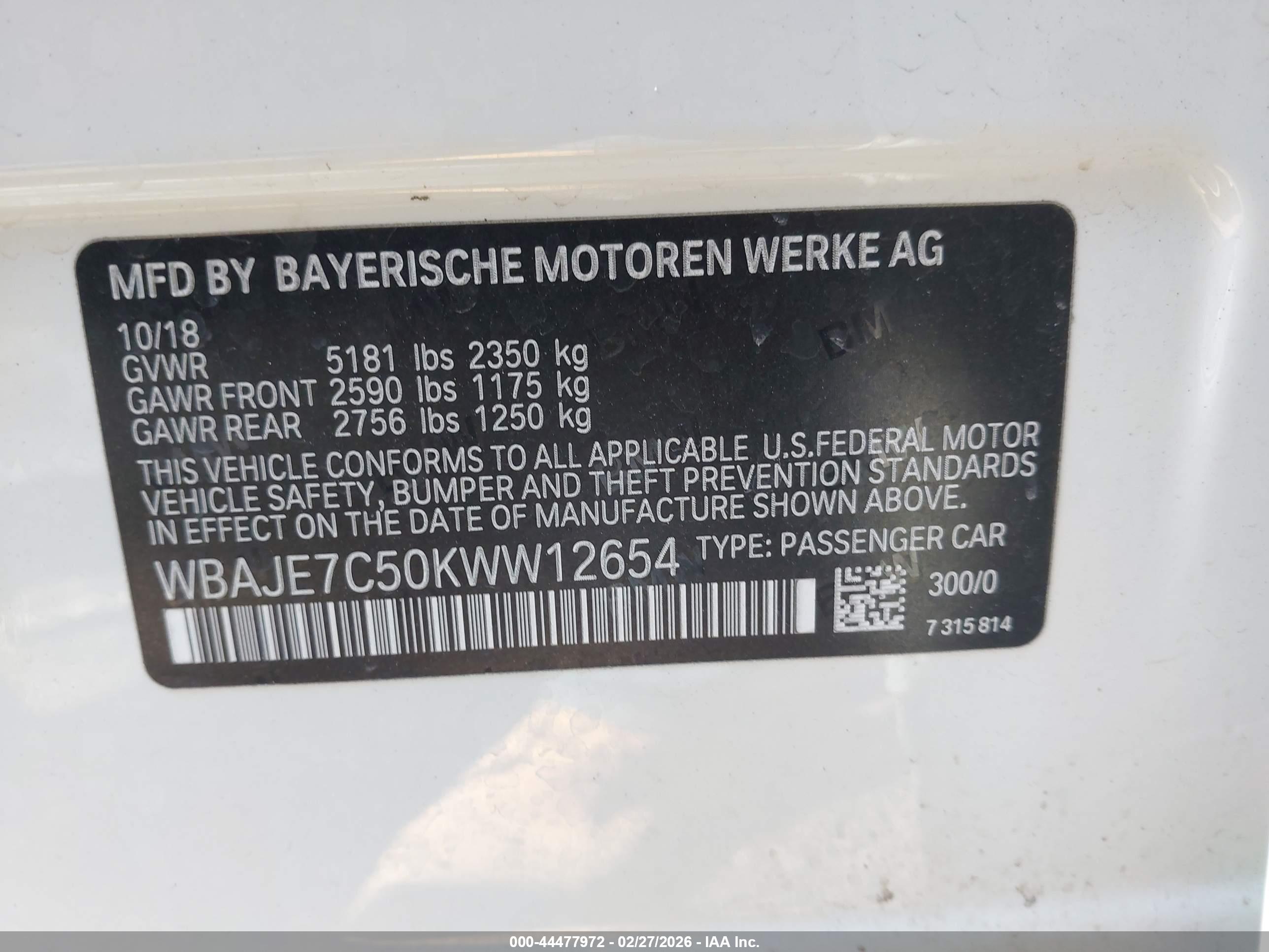 BMW 540I image 9