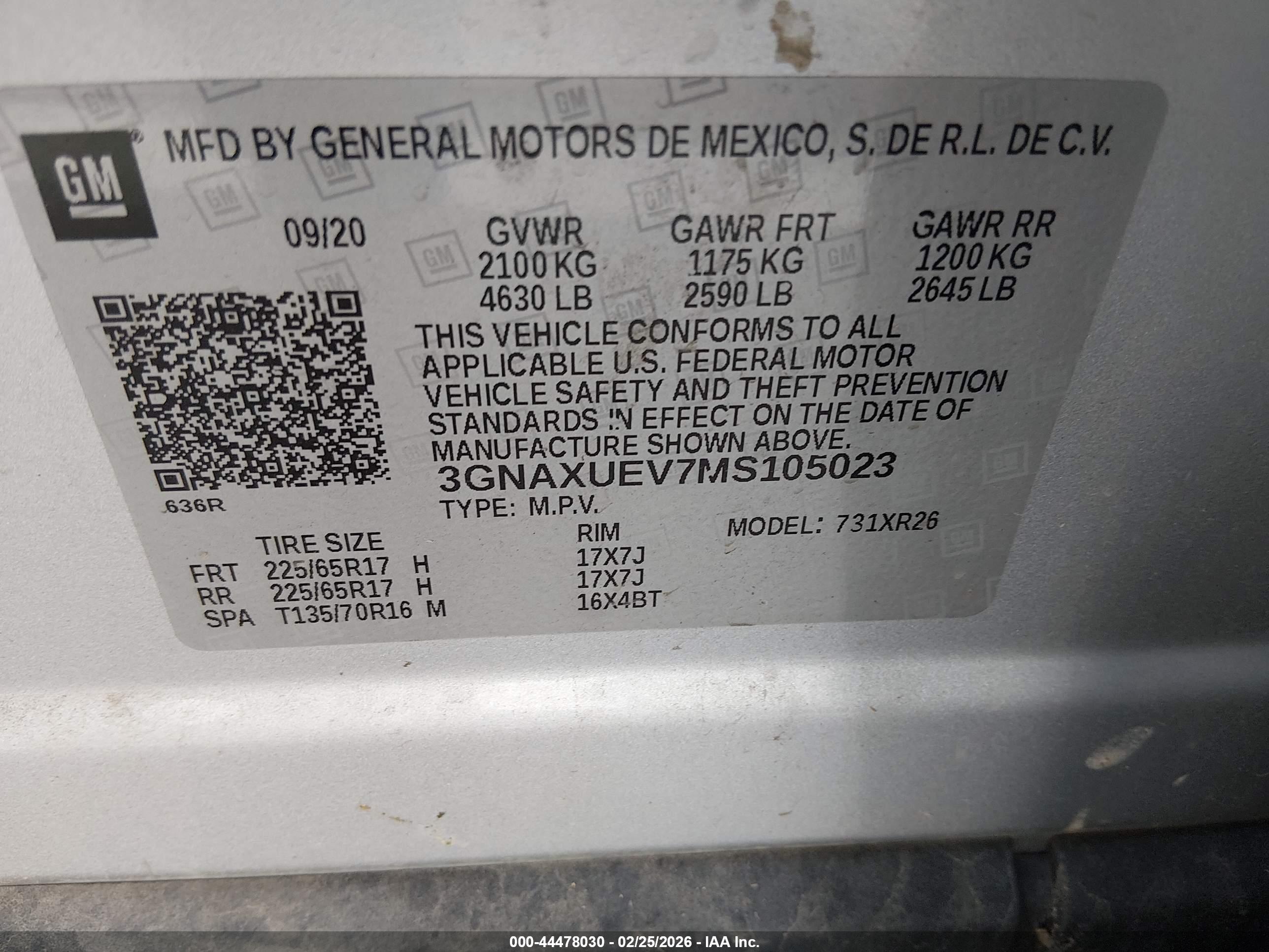 CHEVROLET EQUINOX image 9