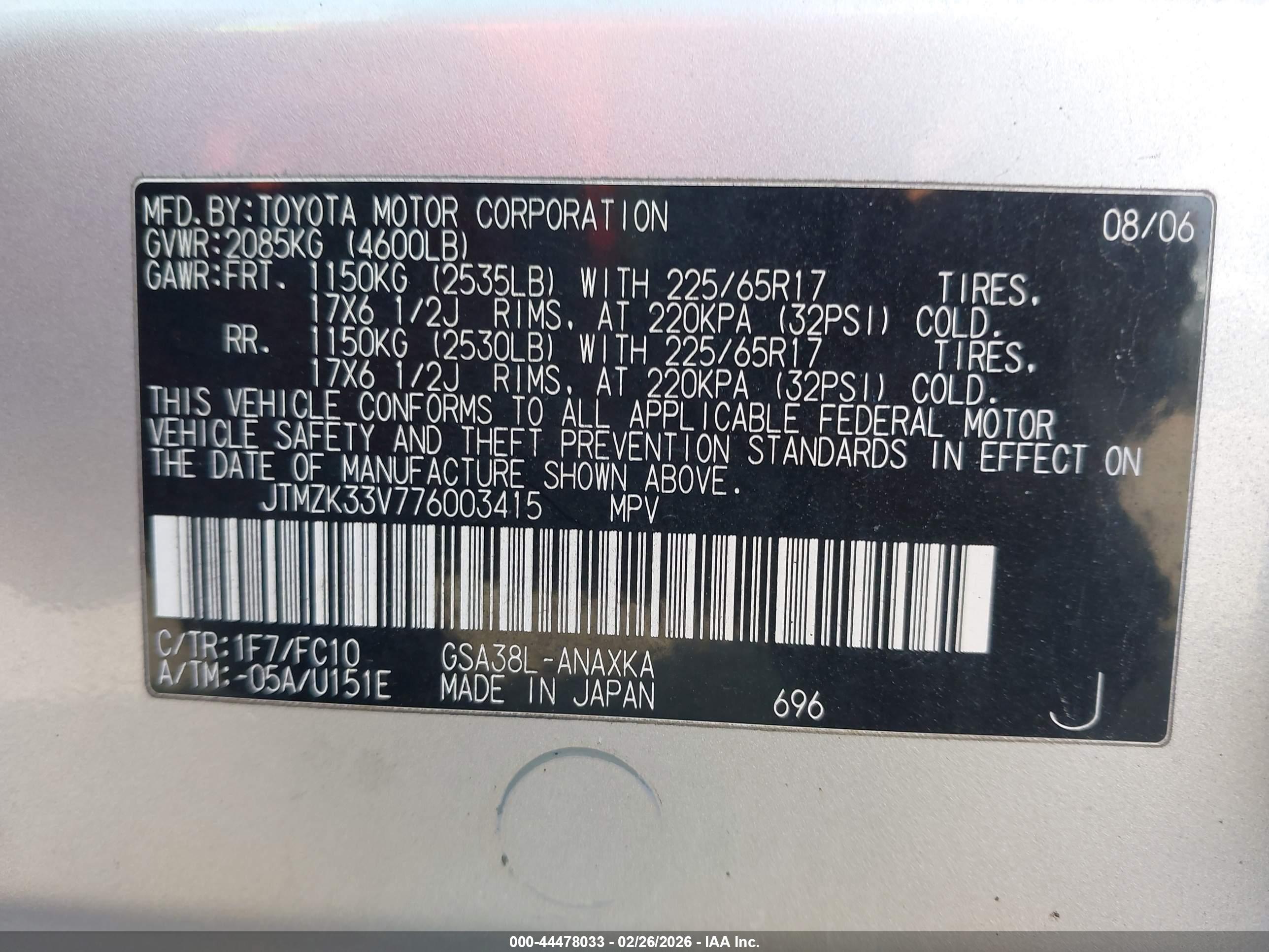 TOYOTA RAV4 image 9
