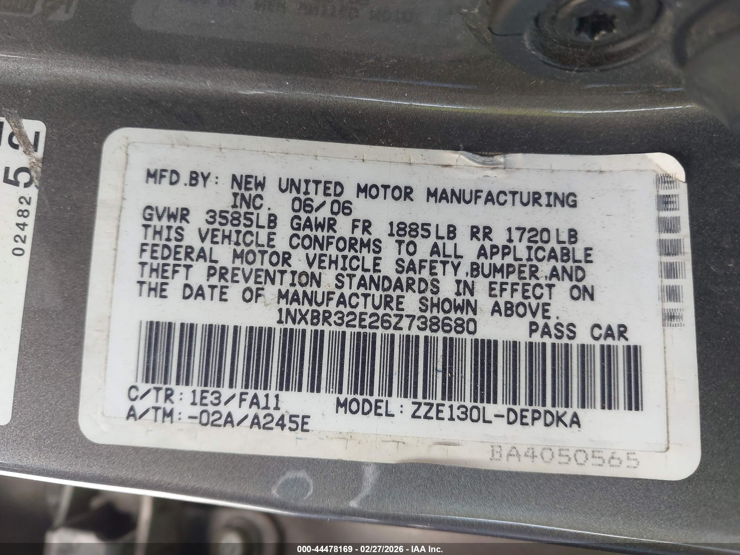 TOYOTA COROLLA image 9