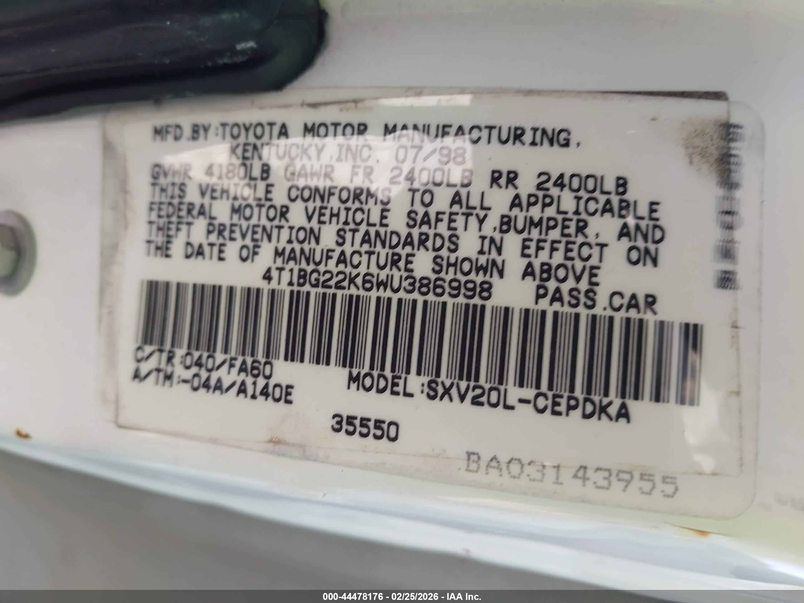 TOYOTA CAMRY image 9