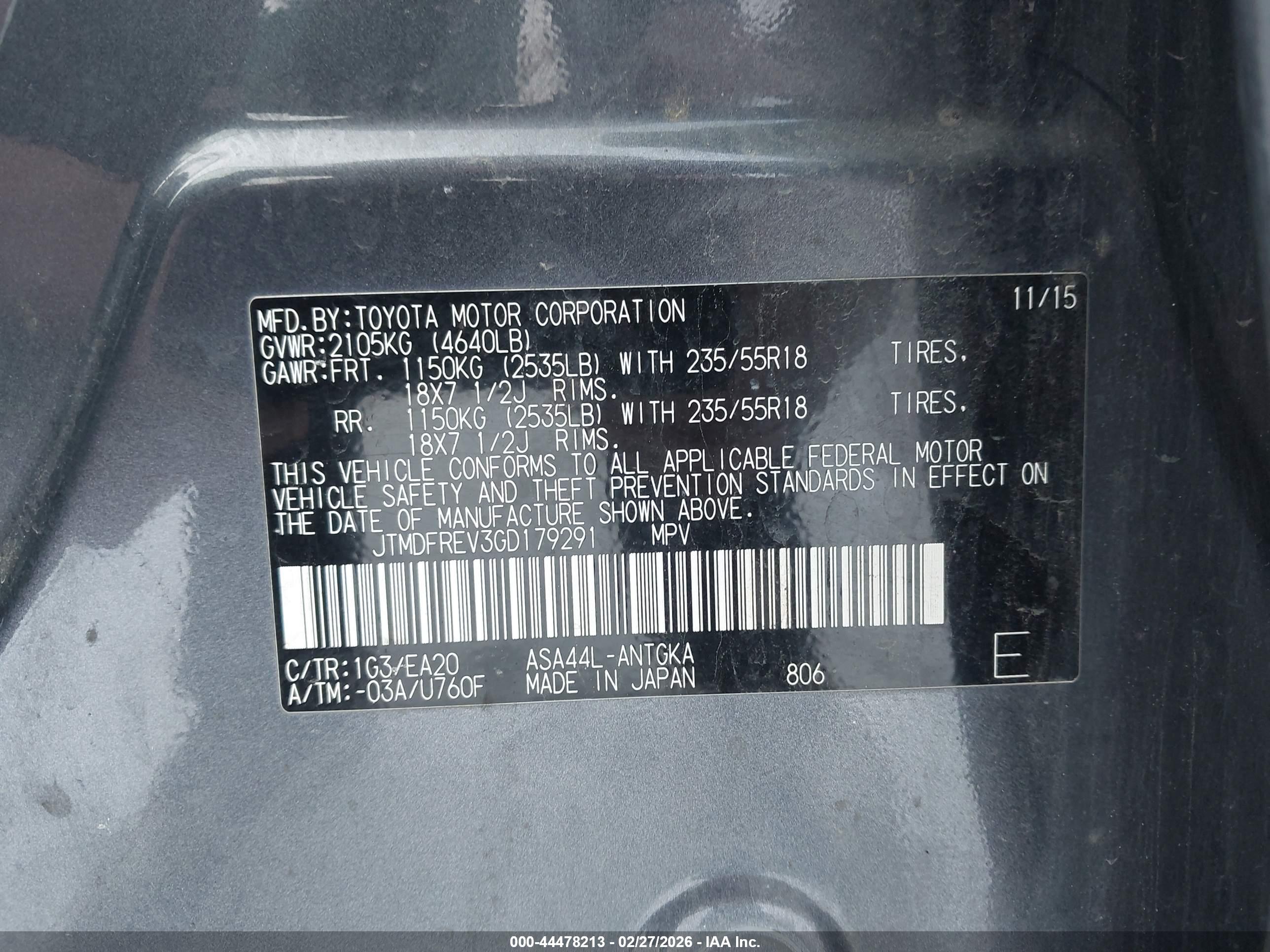 TOYOTA RAV4 image 9