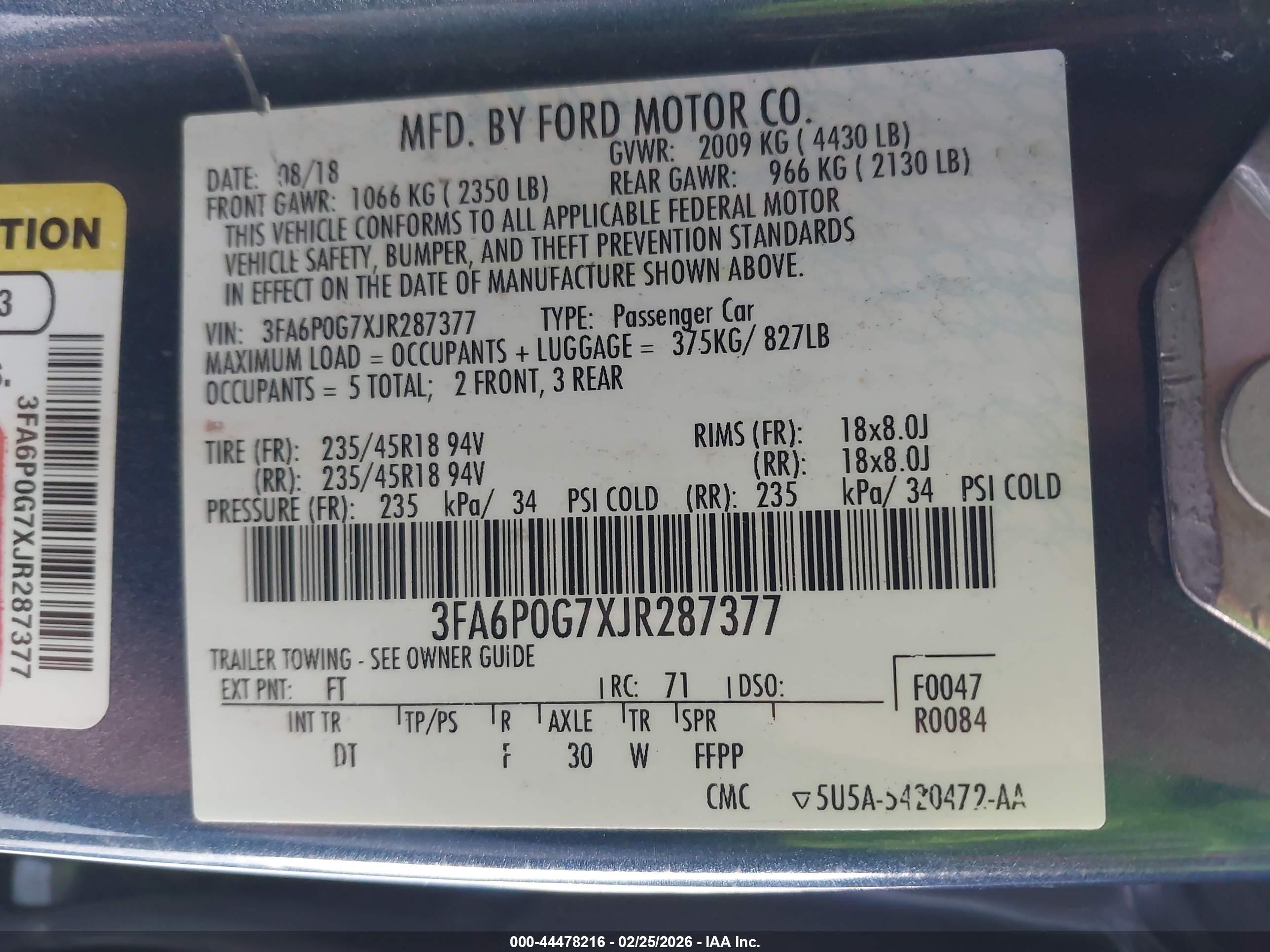 FORD FUSION image 9