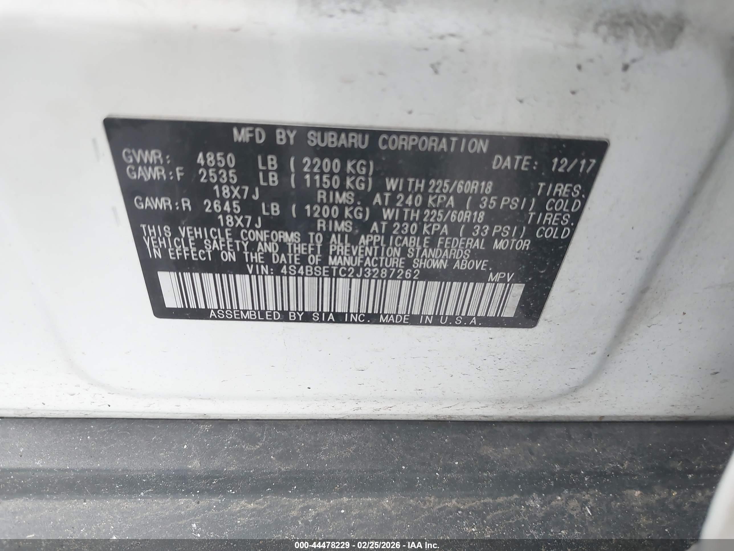 SUBARU OUTBACK image 9