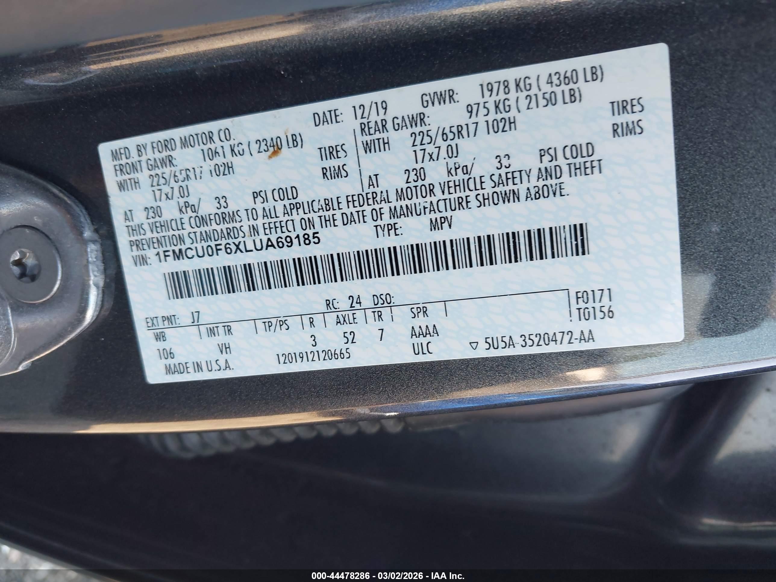 FORD ESCAPE image 9