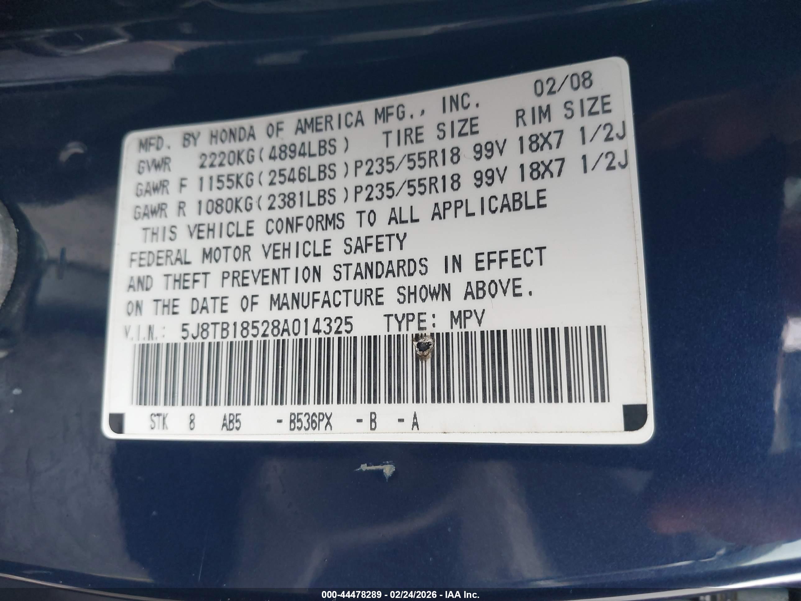 ACURA RDX image 9