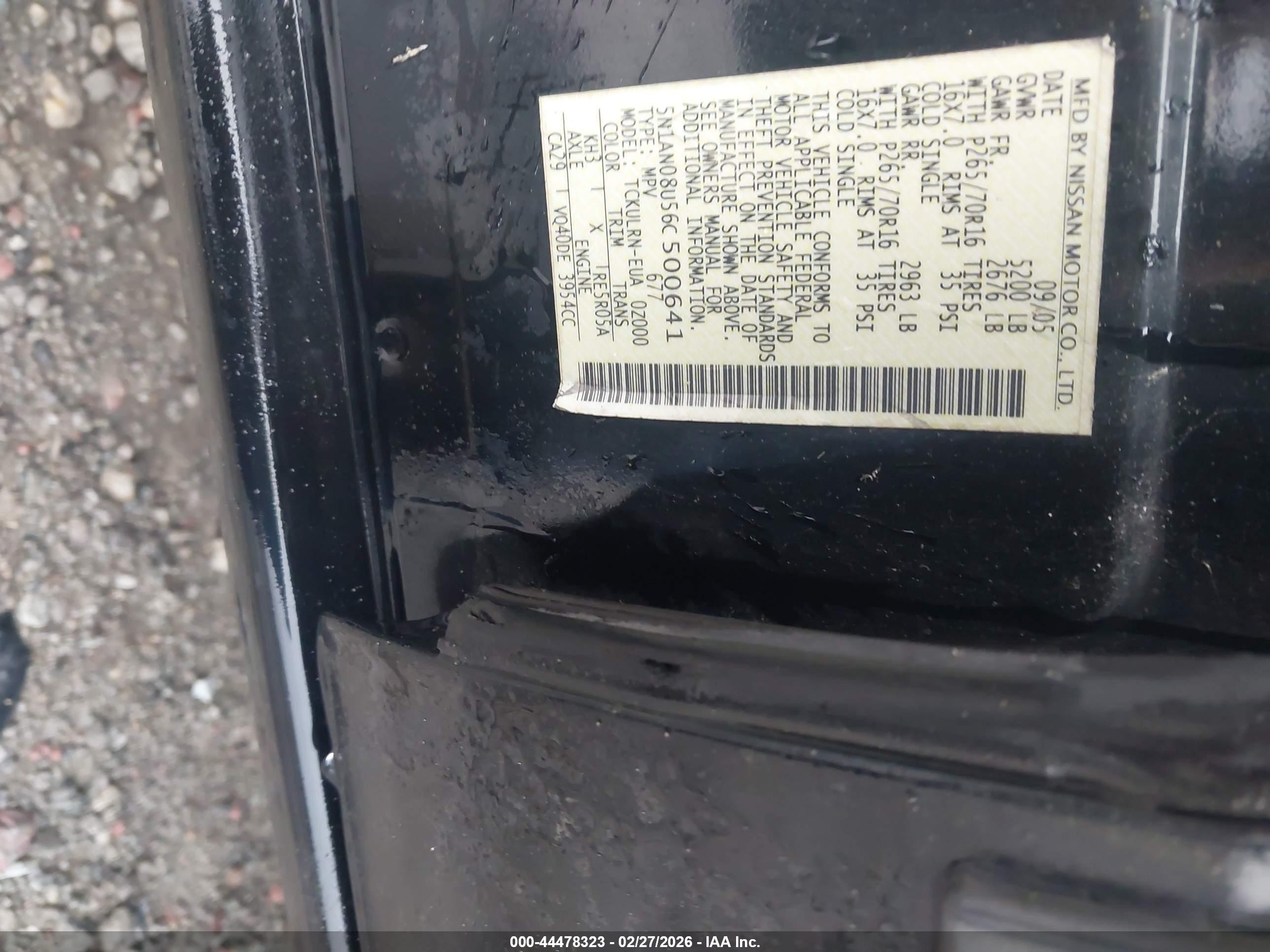 NISSAN XTERRA image 9